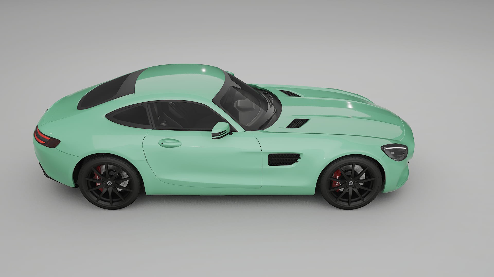 Mercedes AMG GT C190 Coupe TPU Lakbeschermingsfolie | DUSTY Kleurveranderende PPF – Volledig Voorgesneden Kit