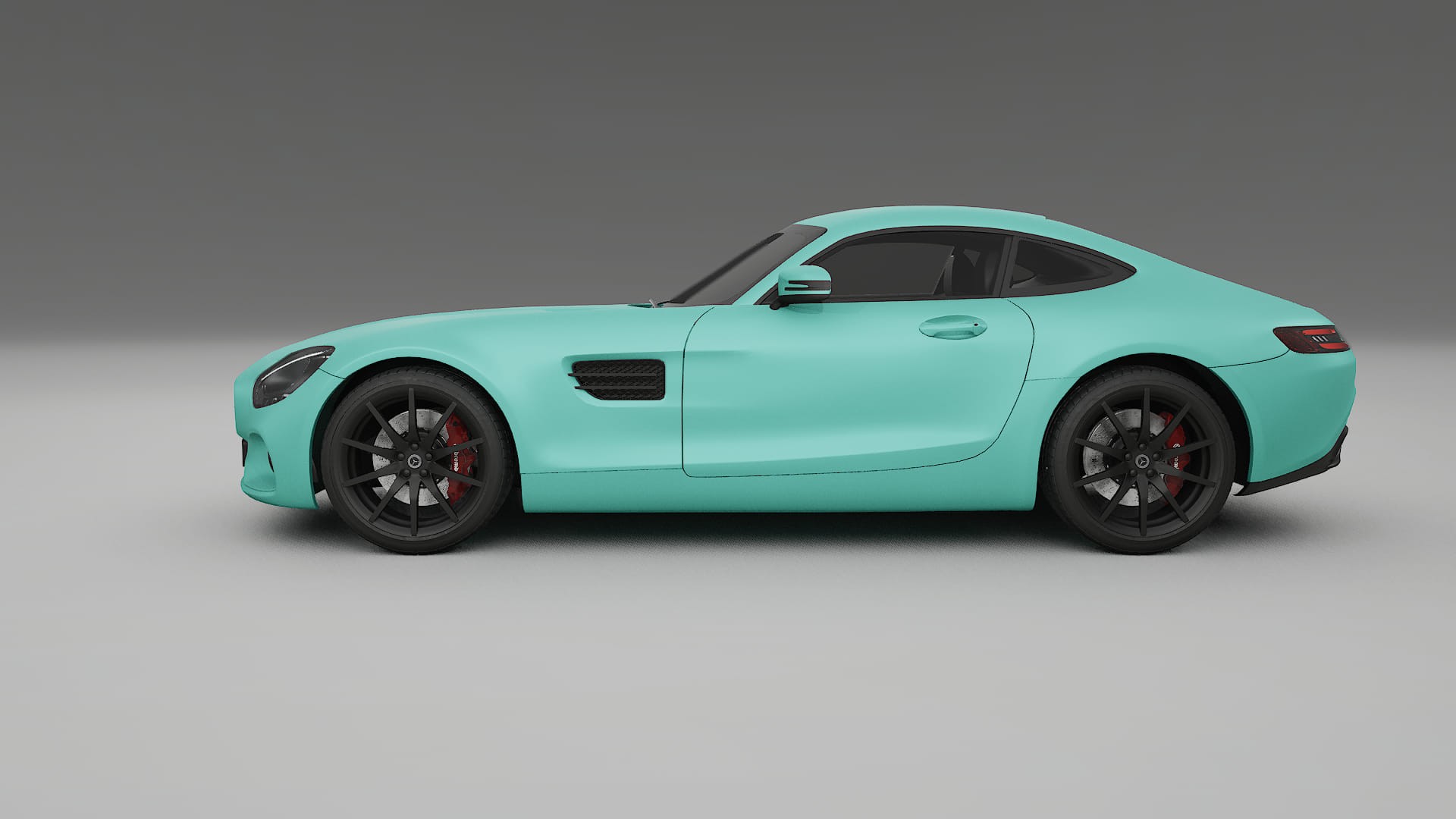 Mercedes AMG GT C190 Coupe TPU Lakbeschermingsfolie | FROST Kleurveranderende PPF – Volledig Voorgesneden Kit