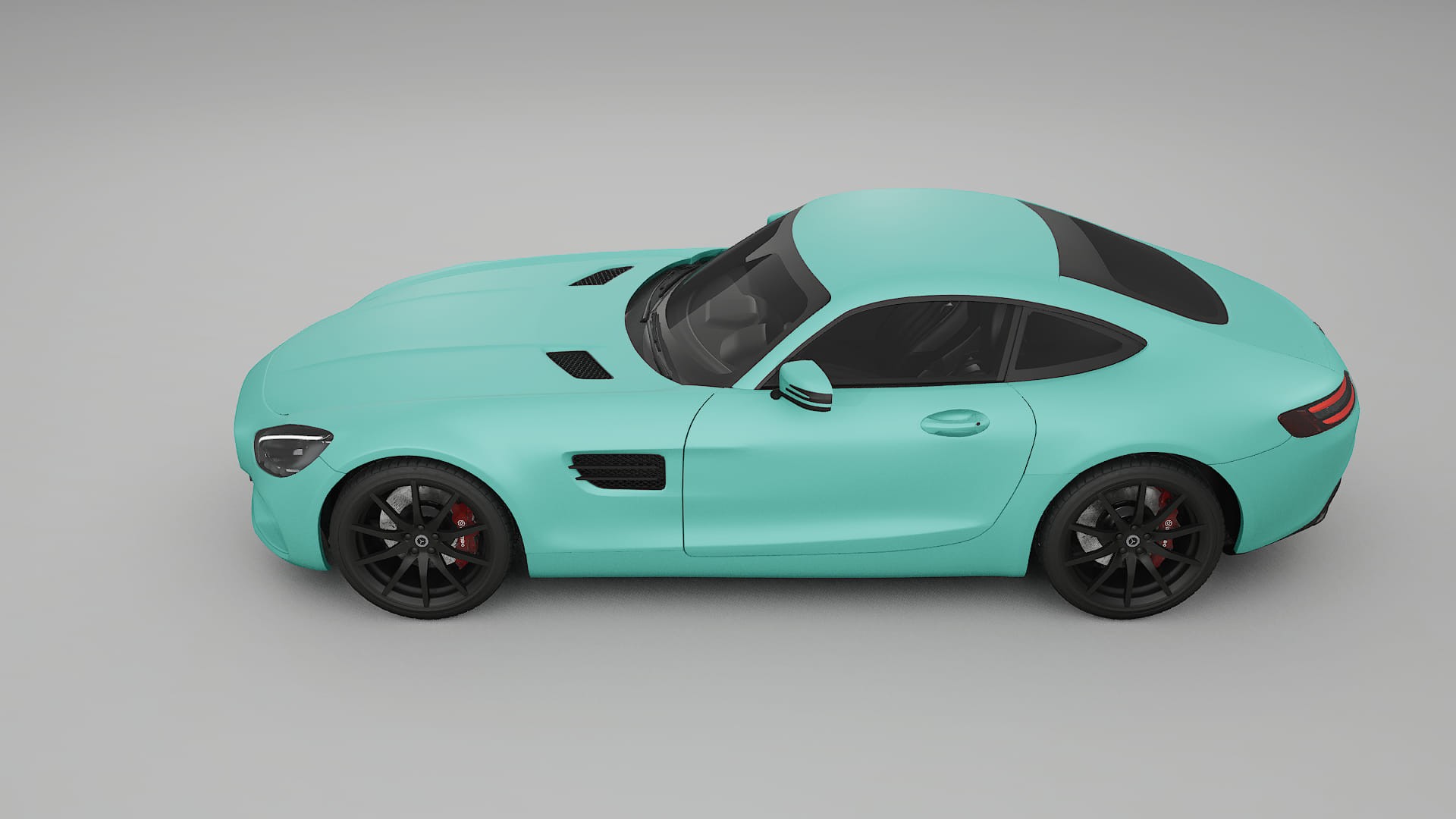 Mercedes AMG GT C190 Coupe TPU Lakbeschermingsfolie | FROST Kleurveranderende PPF – Volledig Voorgesneden Kit