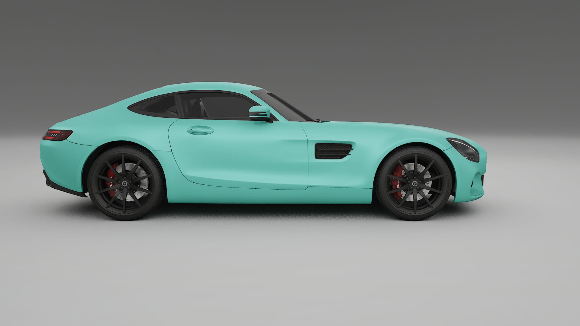 Mercedes AMG GT C190 Coupe TPU Lakbeschermingsfolie | FROST Kleurveranderende PPF – Volledig Voorgesneden Kit