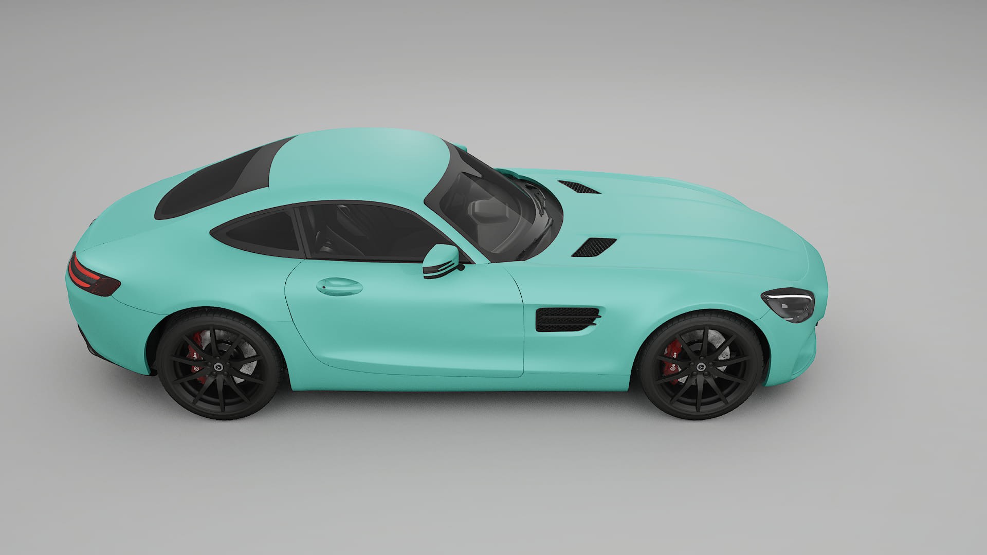 Mercedes AMG GT C190 Coupe TPU Lakbeschermingsfolie | FROST Kleurveranderende PPF – Volledig Voorgesneden Kit