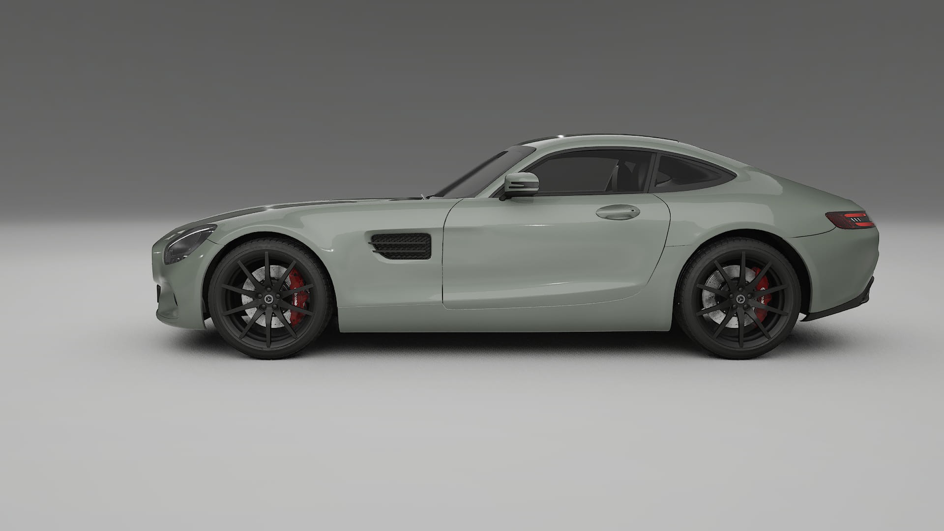 Mercedes AMG GT C190 Coupe TPU Lakbeschermingsfolie | SLATE Kleurveranderende PPF – Volledig Voorgesneden Kit
