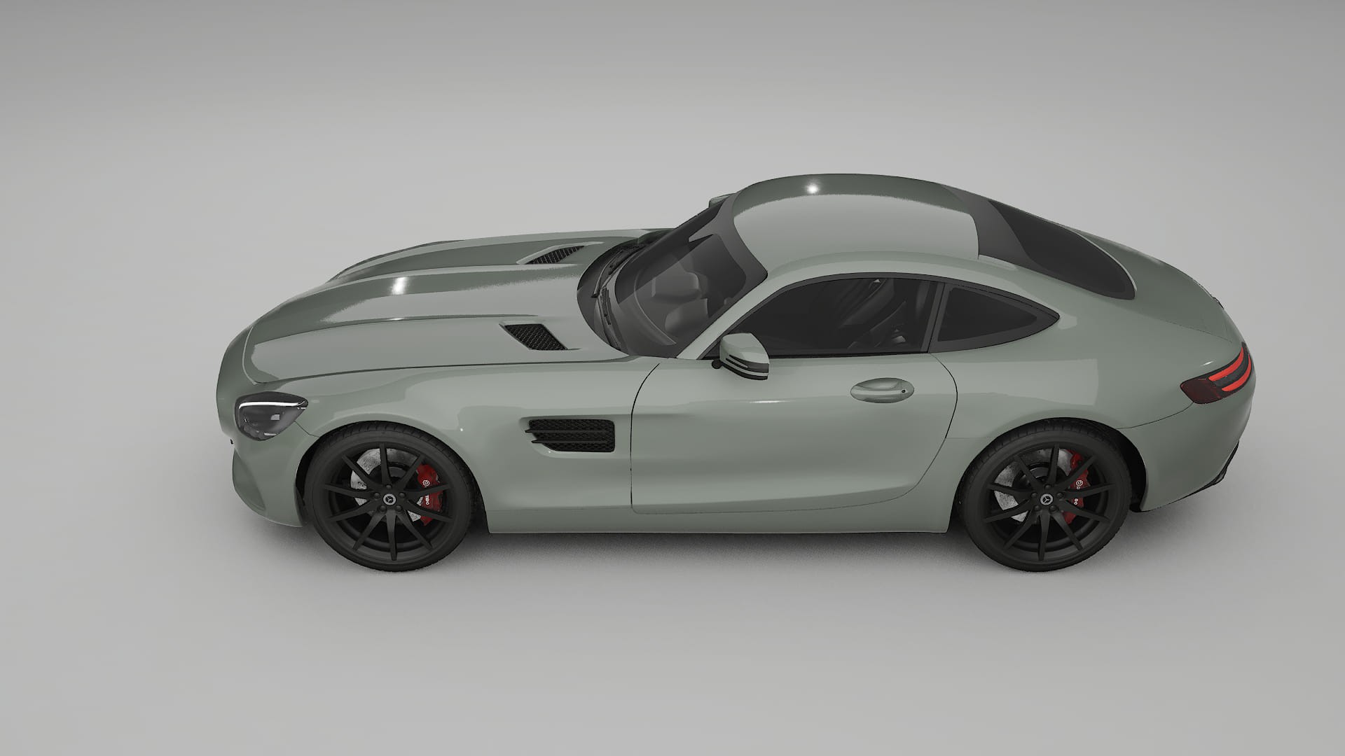 Mercedes AMG GT C190 Coupe TPU Lakbeschermingsfolie | SLATE Kleurveranderende PPF – Volledig Voorgesneden Kit