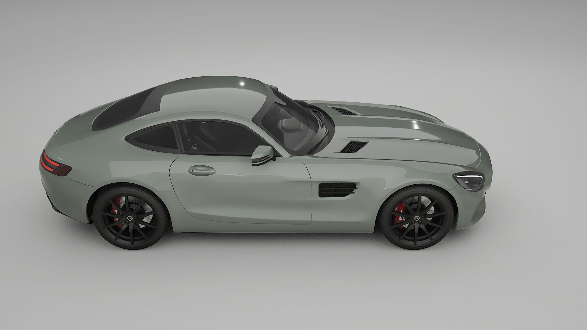 Mercedes AMG GT C190 Coupe TPU Lakbeschermingsfolie | SLATE Kleurveranderende PPF – Volledig Voorgesneden Kit