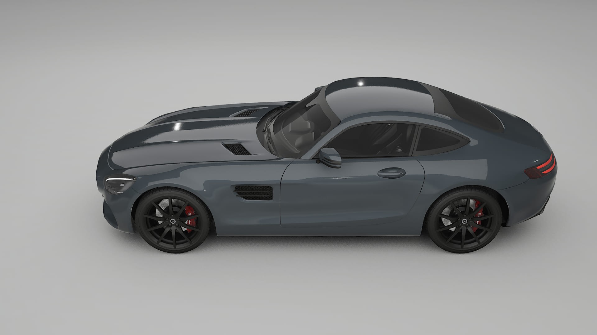 Mercedes AMG GT C190 Coupe TPU Lakbeschermingsfolie | GRANITE Kleurveranderende PPF – Volledig Voorgesneden Kit