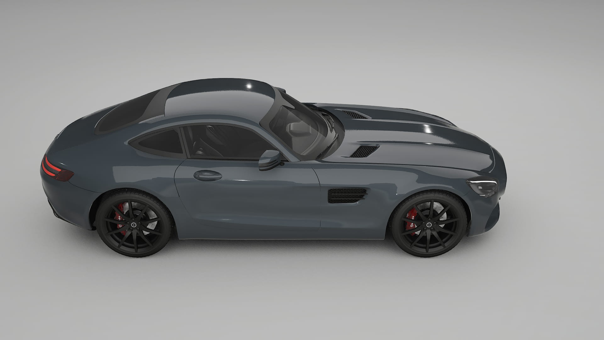 Mercedes AMG GT C190 Coupe TPU Lakbeschermingsfolie | GRANITE Kleurveranderende PPF – Volledig Voorgesneden Kit