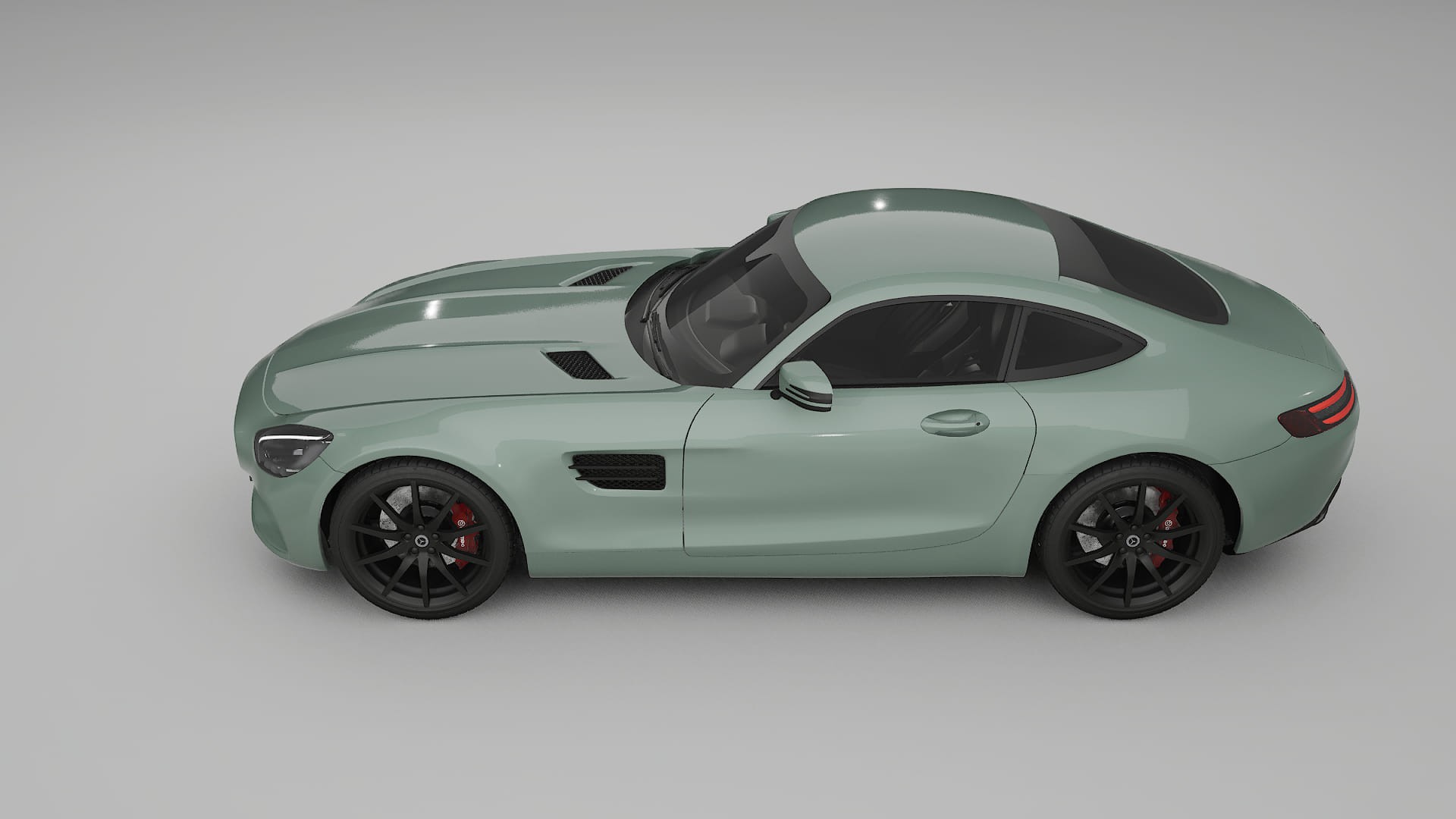 Mercedes AMG GT C190 Coupe TPU Lakbeschermingsfolie | CINDER Kleurveranderende PPF – Volledig Voorgesneden Kit