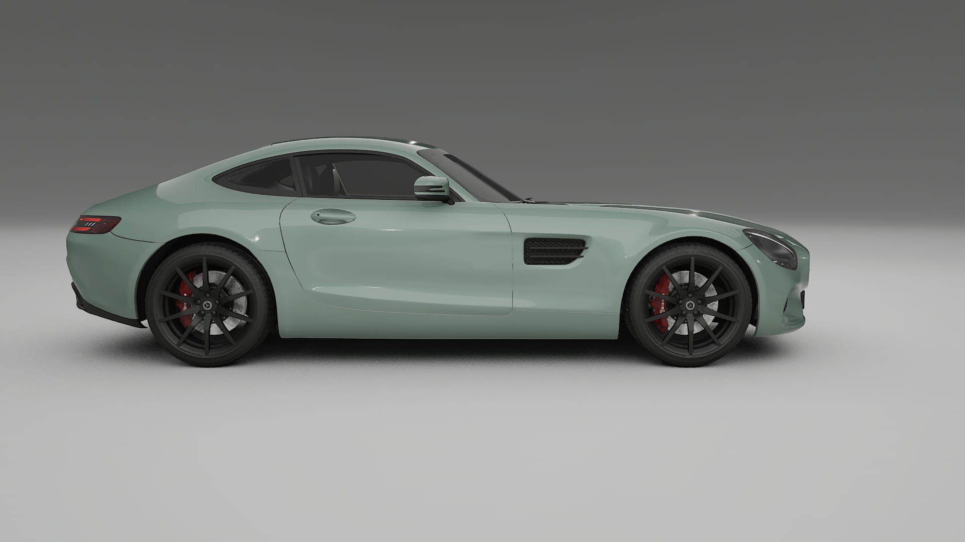 Mercedes AMG GT C190 Coupe TPU Lakbeschermingsfolie | CINDER Kleurveranderende PPF – Volledig Voorgesneden Kit