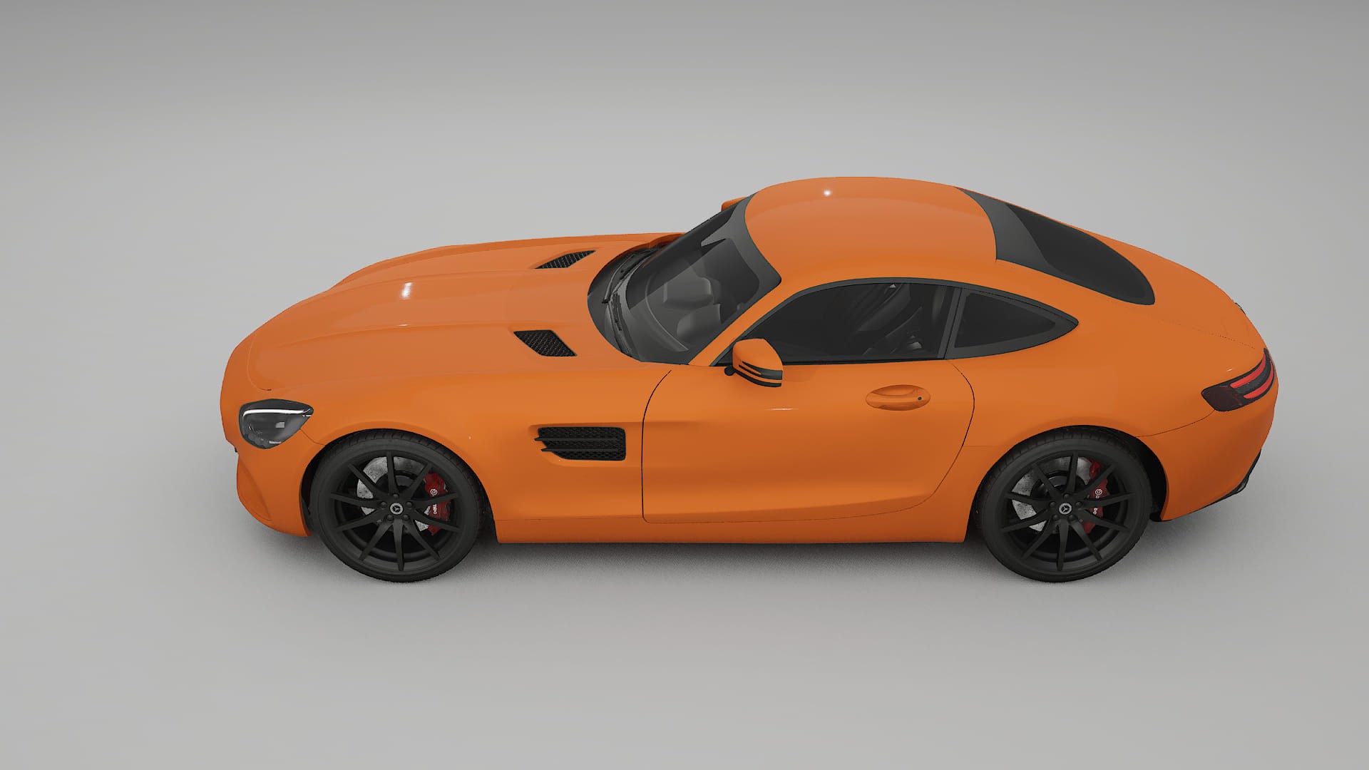 Mercedes AMG GT C190 Coupe TPU Lakbeschermingsfolie | ROCKET Kleurveranderende PPF – Volledig Voorgesneden Kit