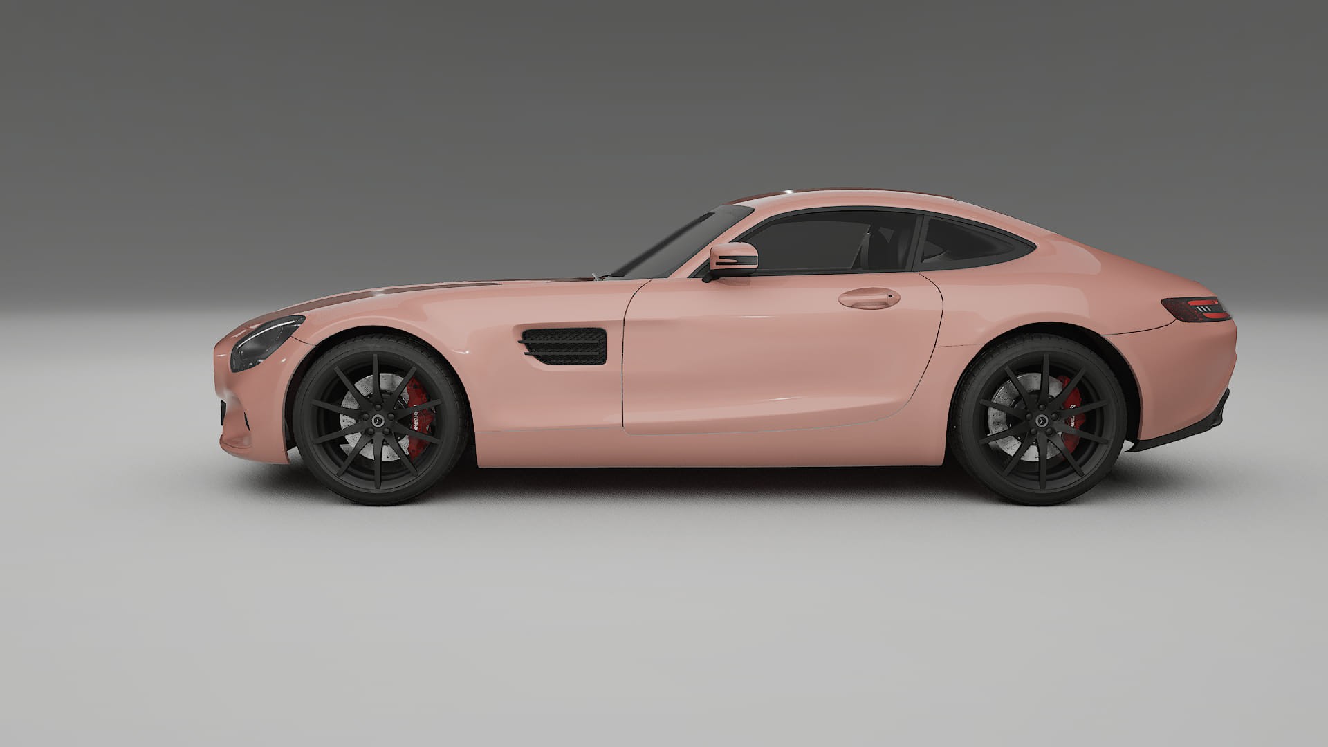 Mercedes AMG GT C190 Coupe TPU Lakbeschermingsfolie | BLUSH Kleurveranderende PPF – Volledig Voorgesneden Kit