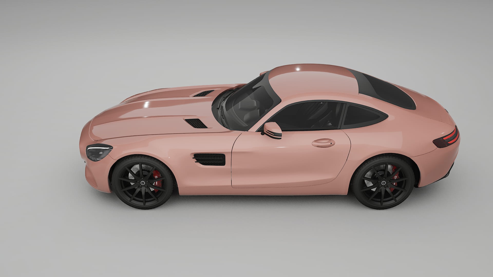 Mercedes AMG GT C190 Coupe TPU Lakbeschermingsfolie | BLUSH Kleurveranderende PPF – Volledig Voorgesneden Kit