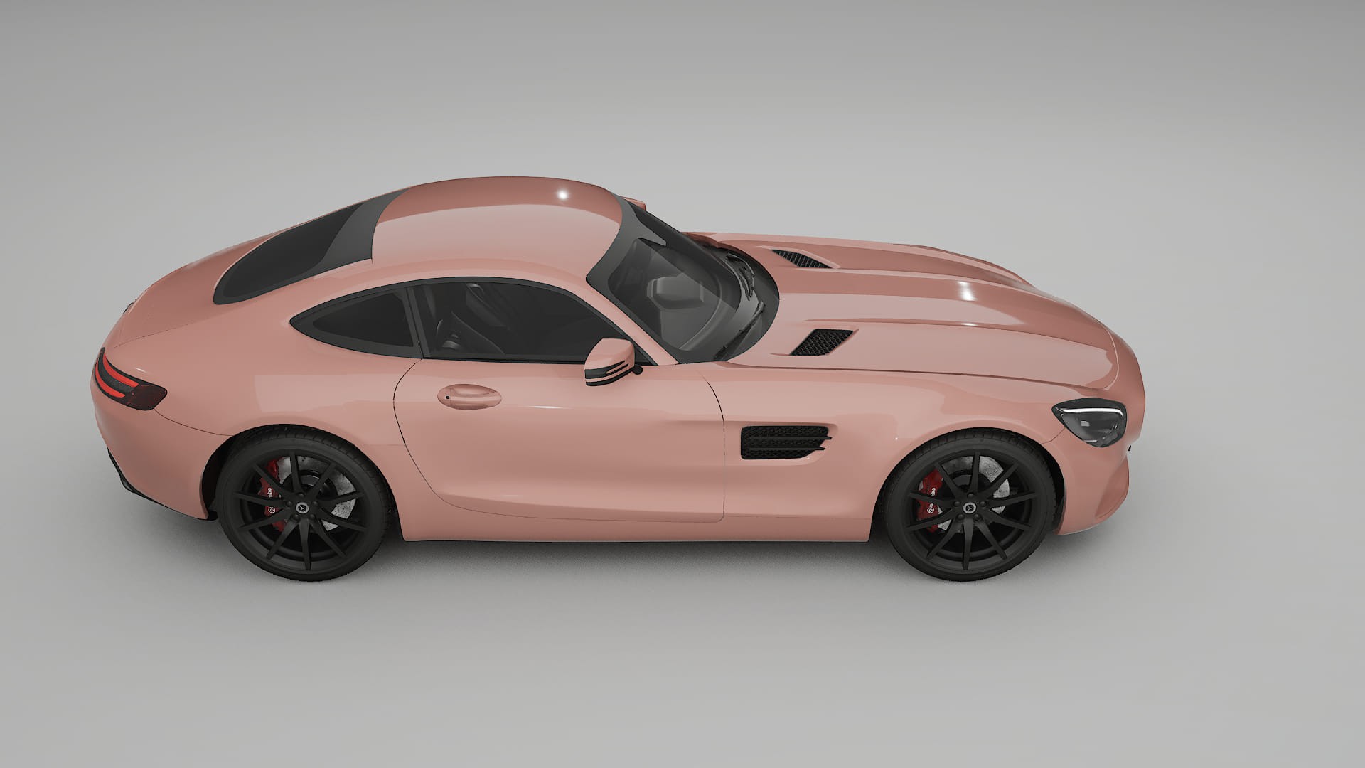 Mercedes AMG GT C190 Coupe TPU Lakbeschermingsfolie | BLUSH Kleurveranderende PPF – Volledig Voorgesneden Kit
