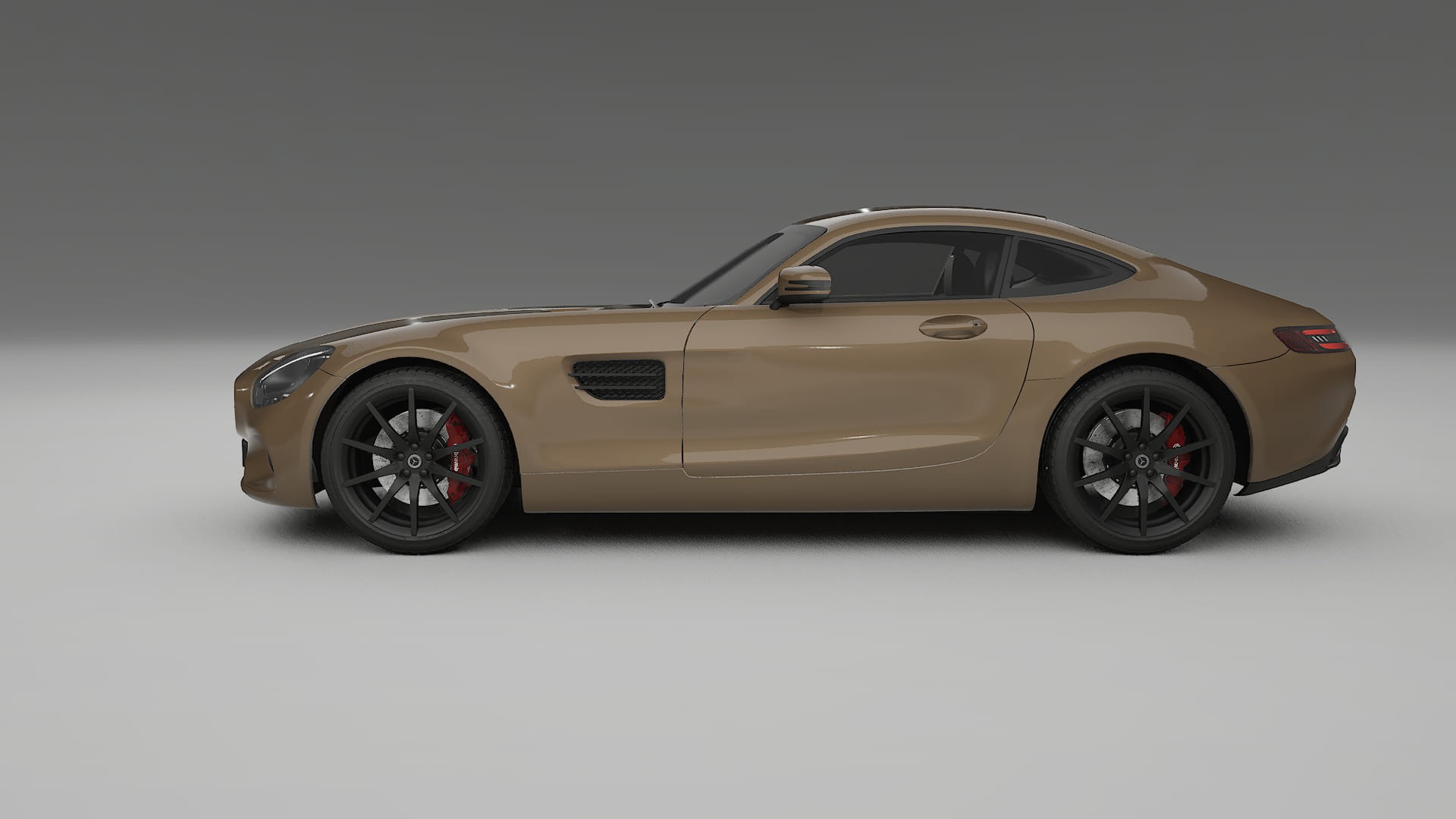 Mercedes AMG GT C190 Coupe TPU Lakbeschermingsfolie | SAHARA Kleurveranderende PPF – Volledig Voorgesneden Kit