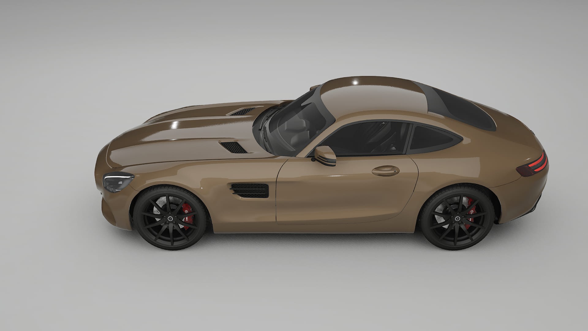 Mercedes AMG GT C190 Coupe TPU Lakbeschermingsfolie | SAHARA Kleurveranderende PPF – Volledig Voorgesneden Kit