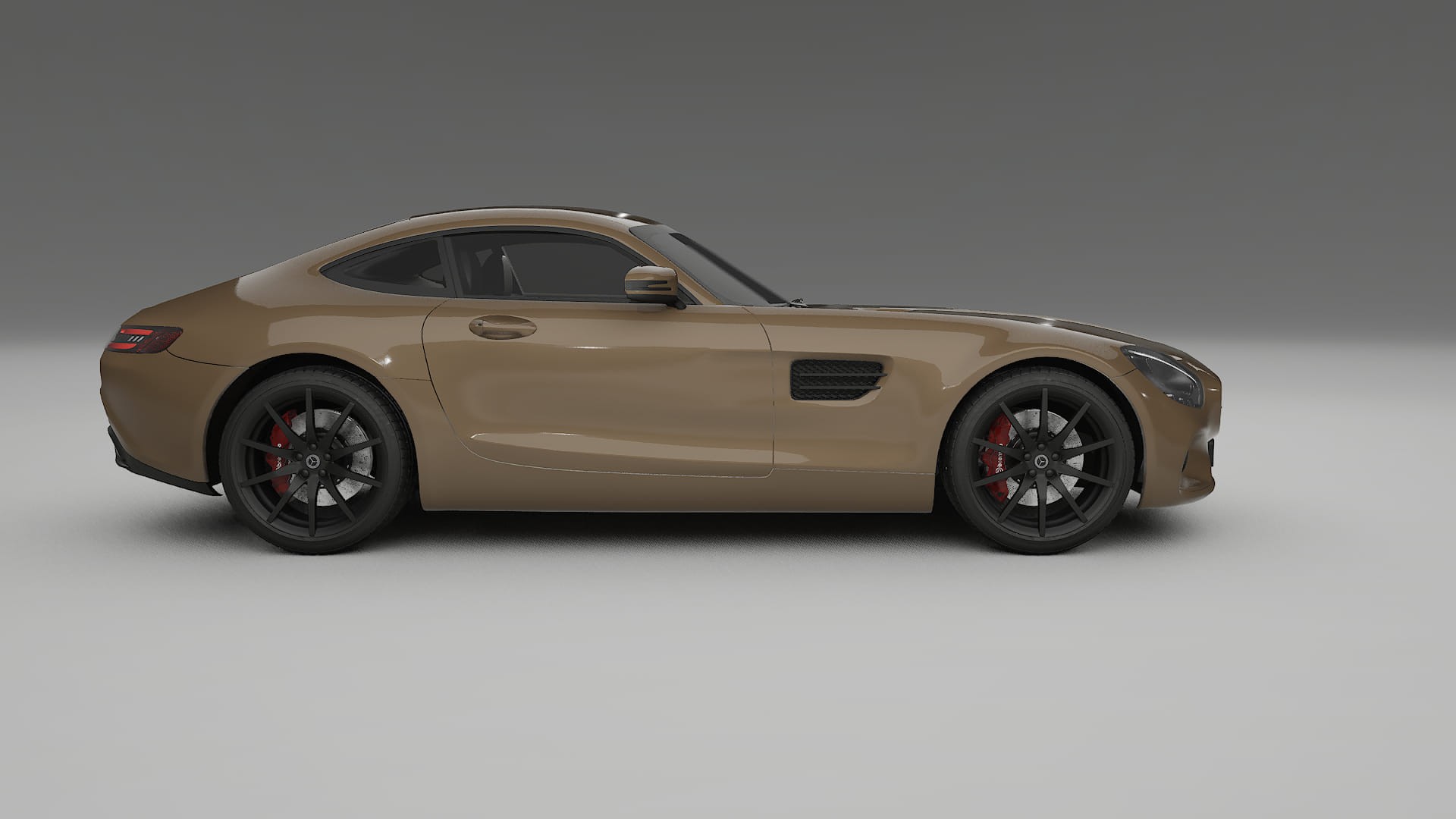 Mercedes AMG GT C190 Coupe TPU Lakbeschermingsfolie | SAHARA Kleurveranderende PPF – Volledig Voorgesneden Kit