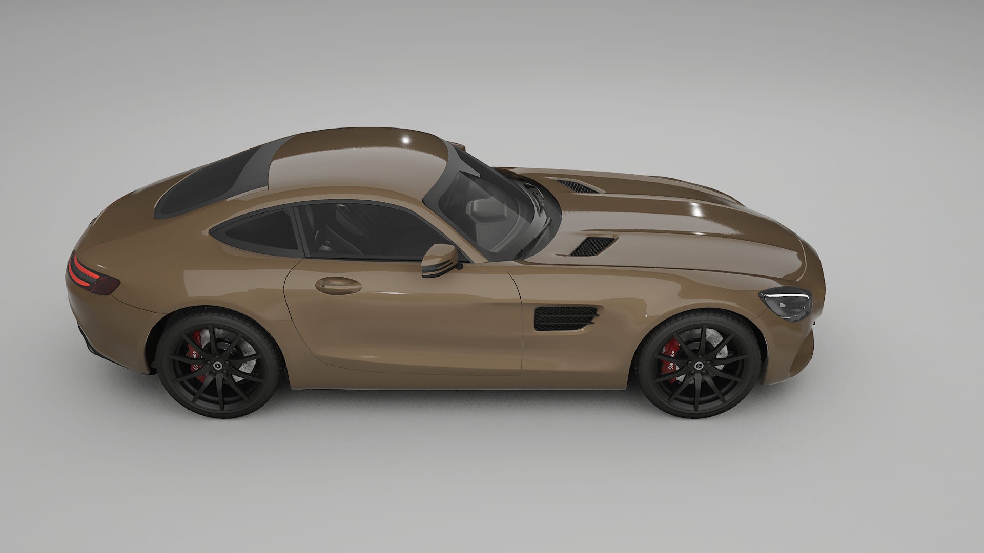 Mercedes AMG GT C190 Coupe TPU Lakbeschermingsfolie | SAHARA Kleurveranderende PPF – Volledig Voorgesneden Kit