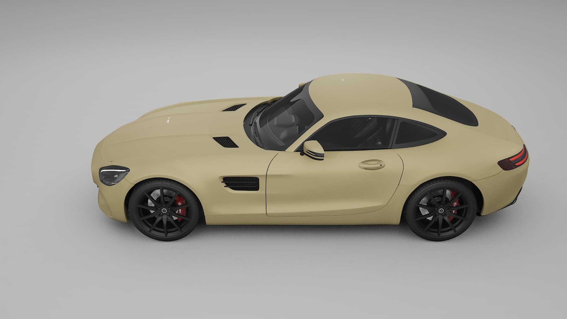 Mercedes AMG GT C190 Coupe TPU Lakbeschermingsfolie | SAND Kleurveranderende PPF – Volledig Voorgesneden Kit