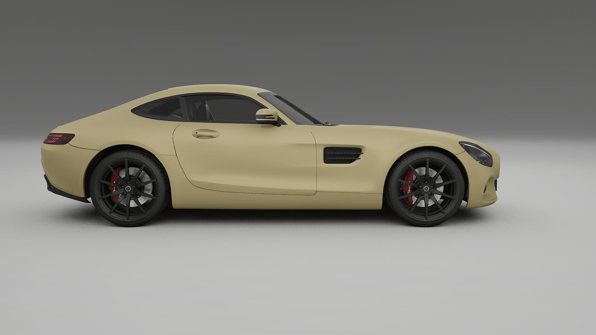 Mercedes AMG GT C190 Coupe TPU Lakbeschermingsfolie | SAND Kleurveranderende PPF – Volledig Voorgesneden Kit