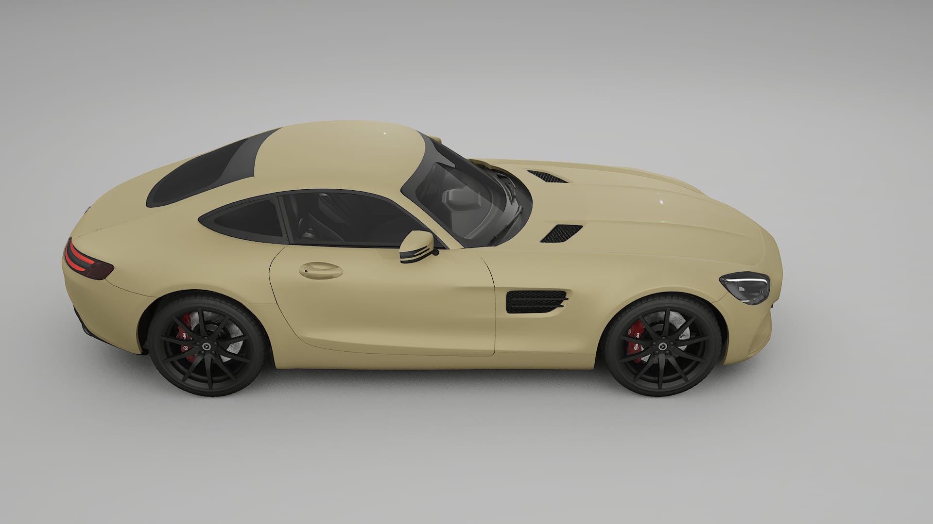 Mercedes AMG GT C190 Coupe TPU Lakbeschermingsfolie | SAND Kleurveranderende PPF – Volledig Voorgesneden Kit