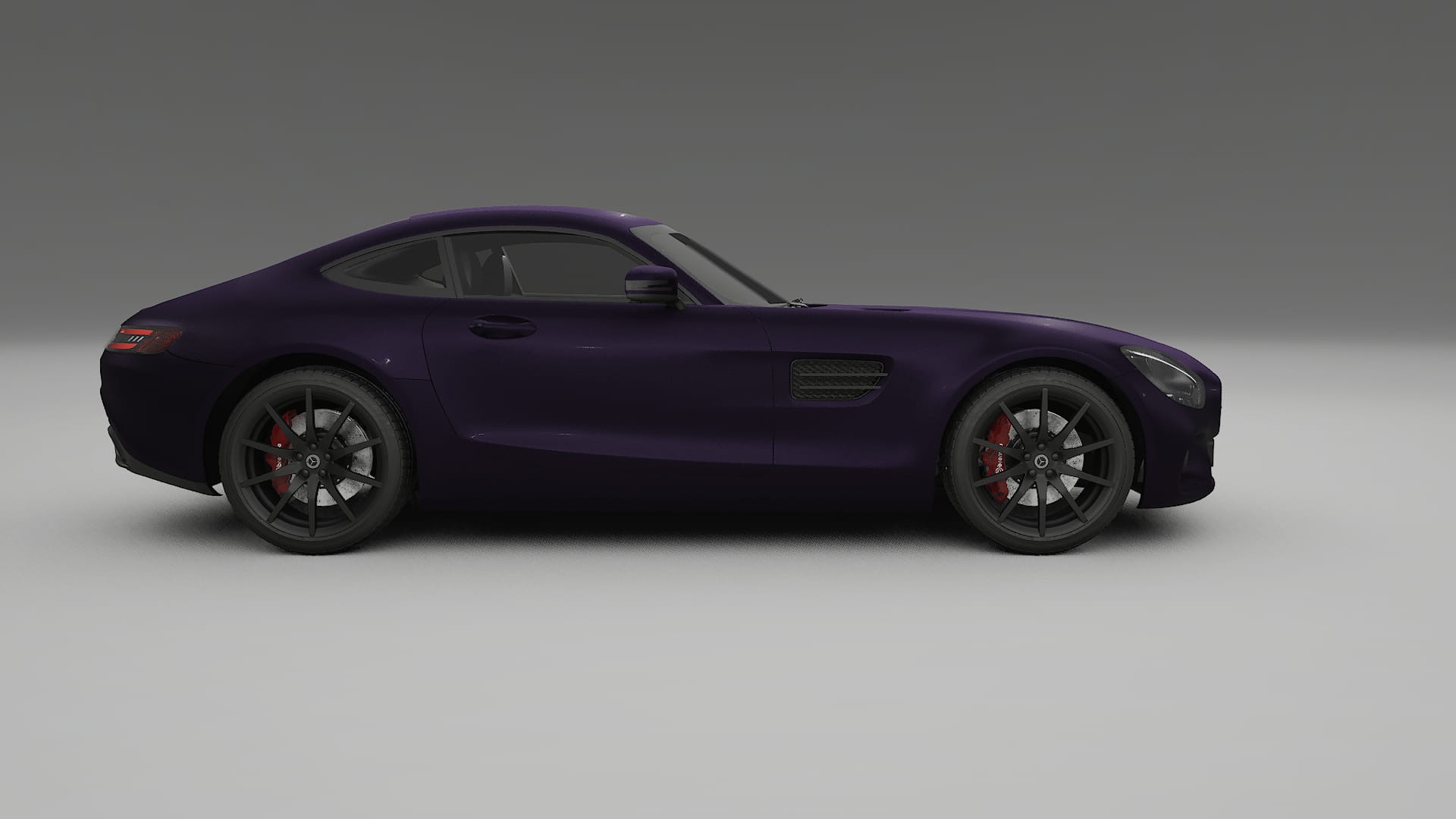 Mercedes AMG GT C190 Coupe TPU Lakbeschermingsfolie | VIOLET Kleurveranderende PPF – Volledig Voorgesneden Kit