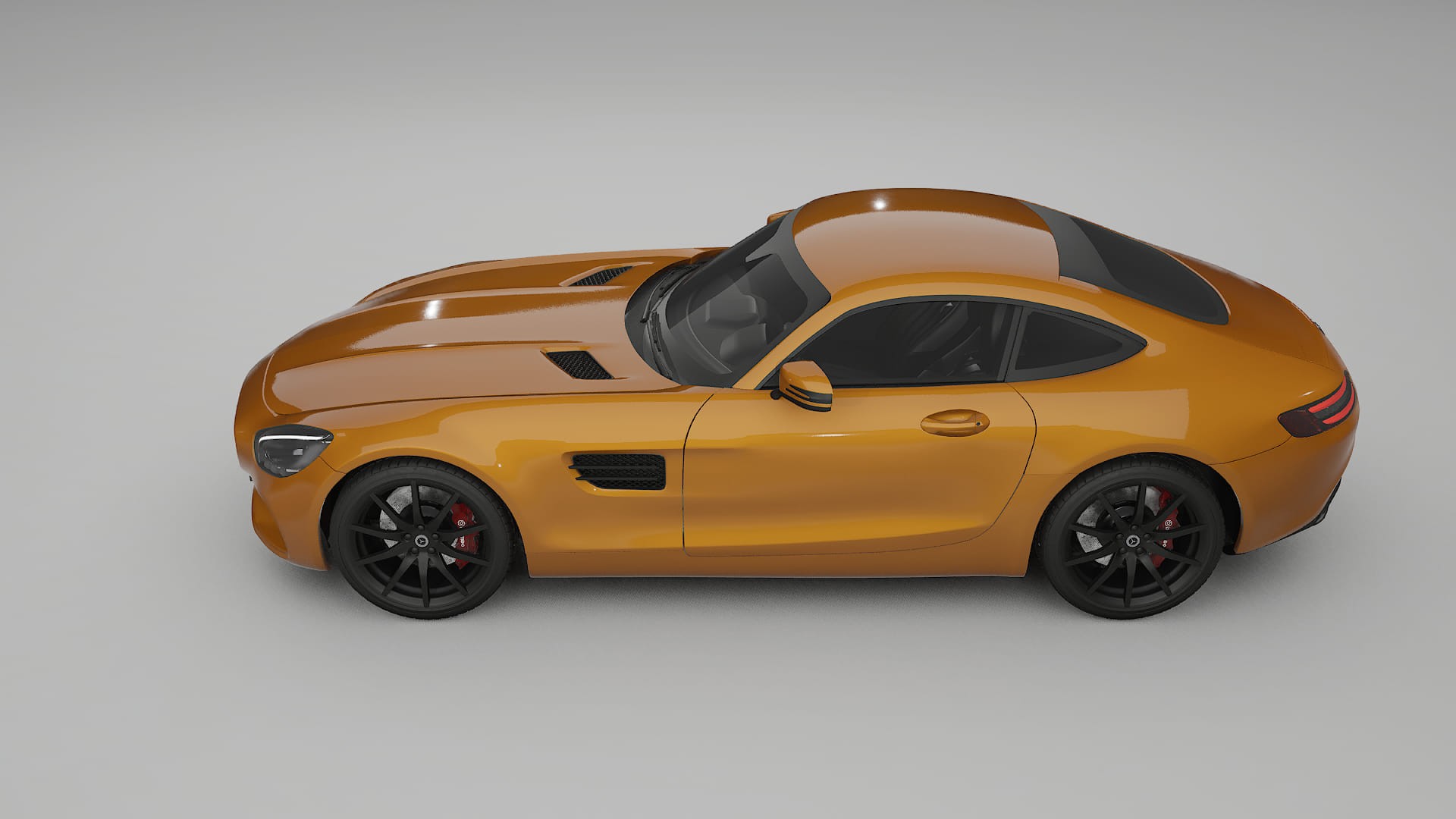 Mercedes AMG GT C190 Coupe TPU Lakbeschermingsfolie | DAISY Kleurveranderende PPF – Volledig Voorgesneden Kit