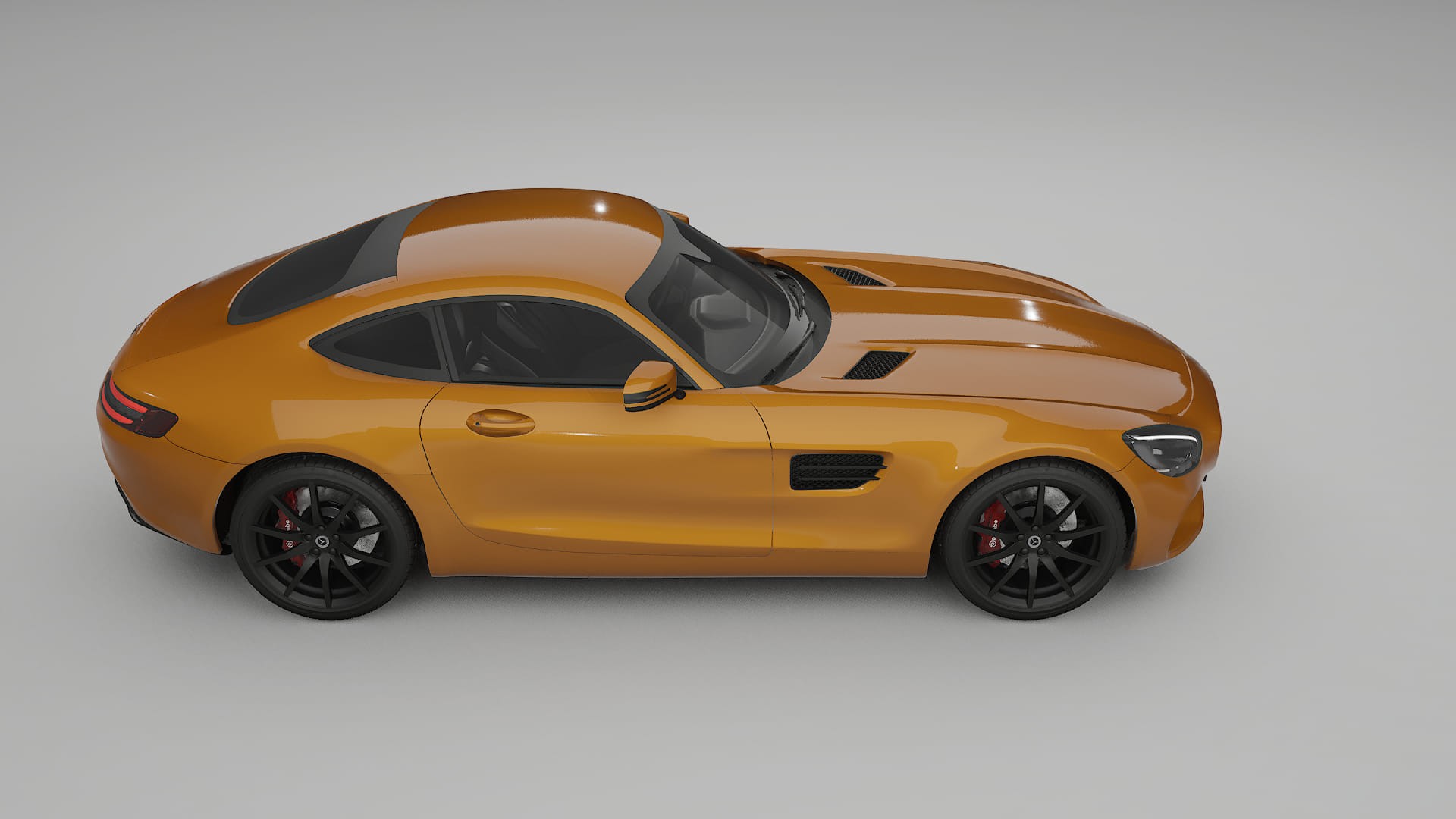 Mercedes AMG GT C190 Coupe TPU Lakbeschermingsfolie | DAISY Kleurveranderende PPF – Volledig Voorgesneden Kit