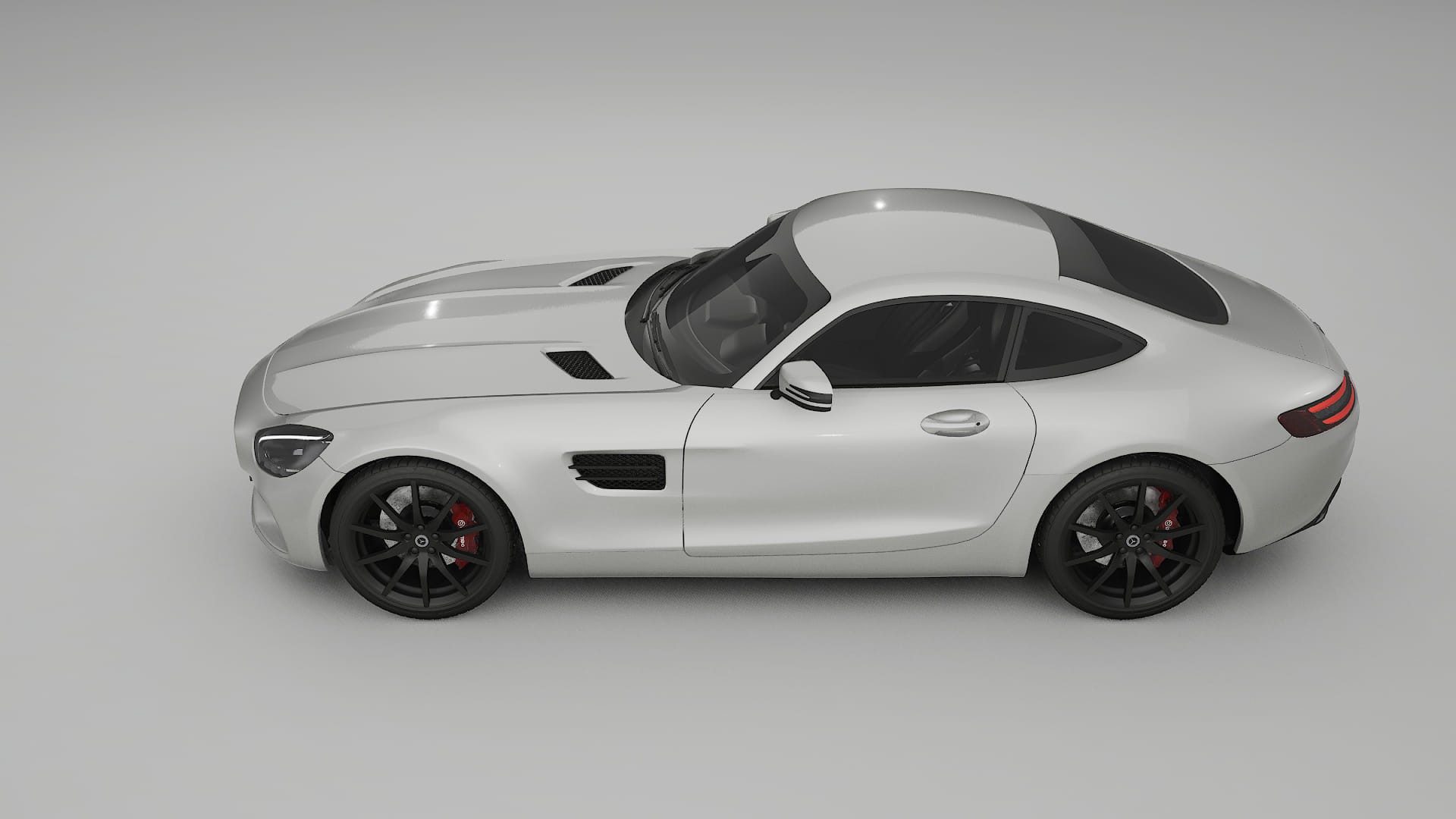 Mercedes AMG GT C190 Coupe TPU Lakbeschermingsfolie | PEARL Kleurveranderende PPF – Volledig Voorgesneden Kit