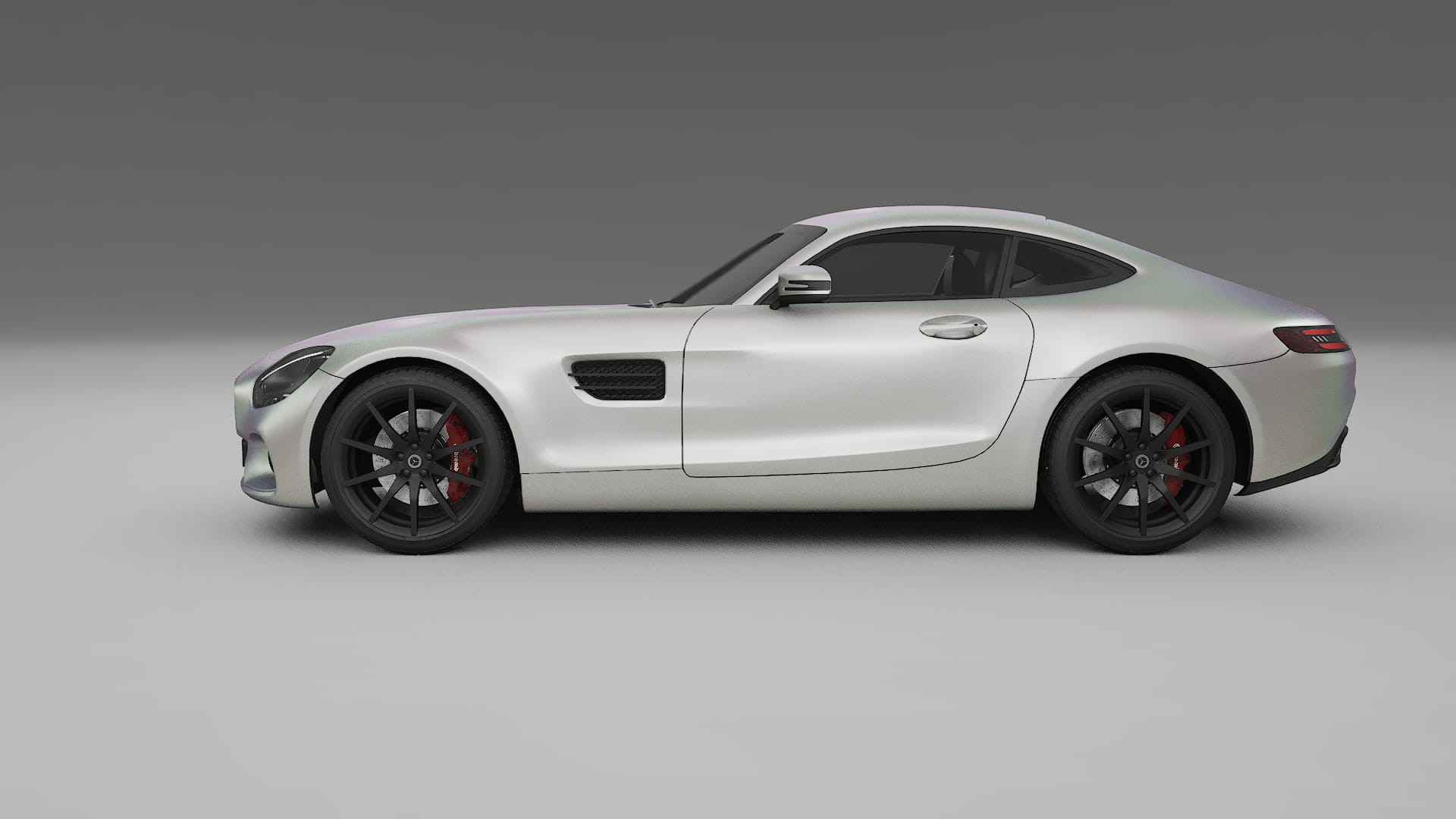 Mercedes AMG GT C190 Coupe TPU Lakbeschermingsfolie | NEBULA Kleurveranderende PPF – Volledig Voorgesneden Kit