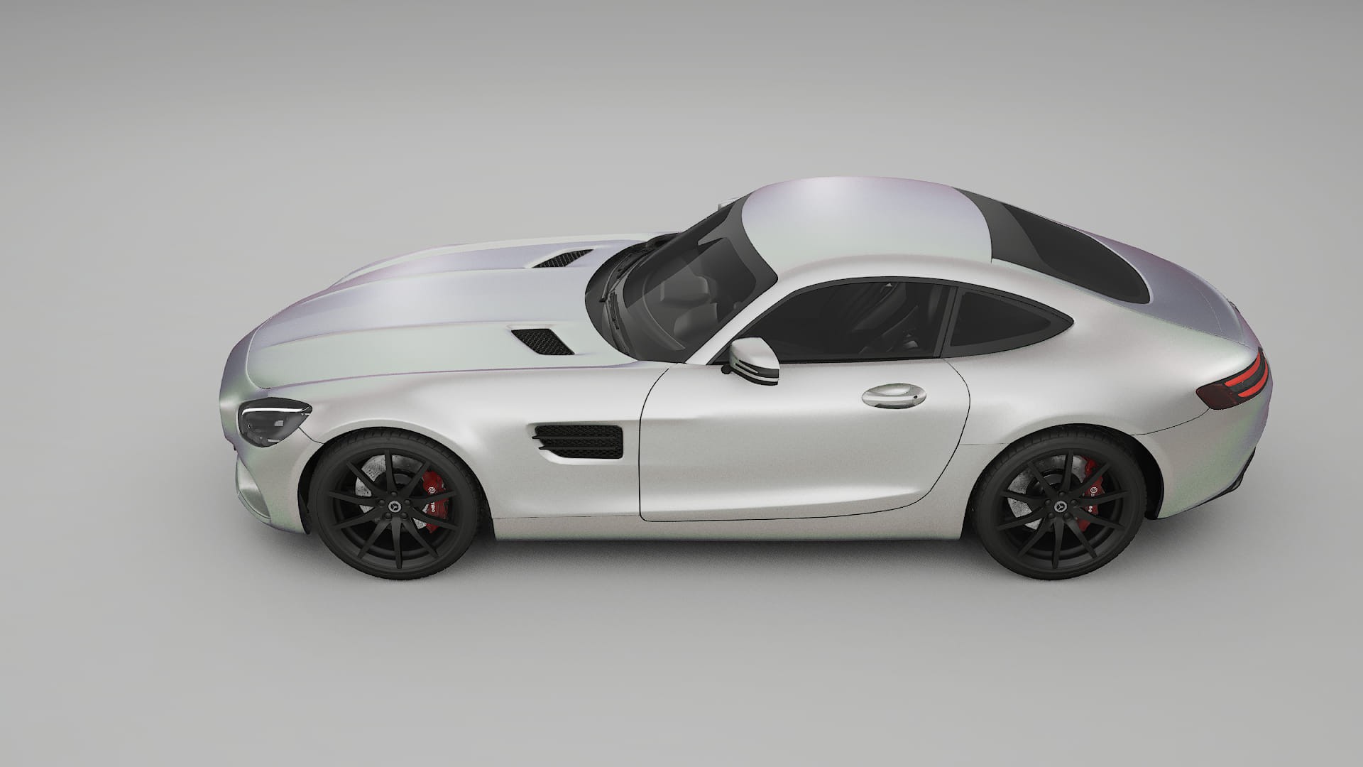 Mercedes AMG GT C190 Coupe TPU Lakbeschermingsfolie | NEBULA Kleurveranderende PPF – Volledig Voorgesneden Kit