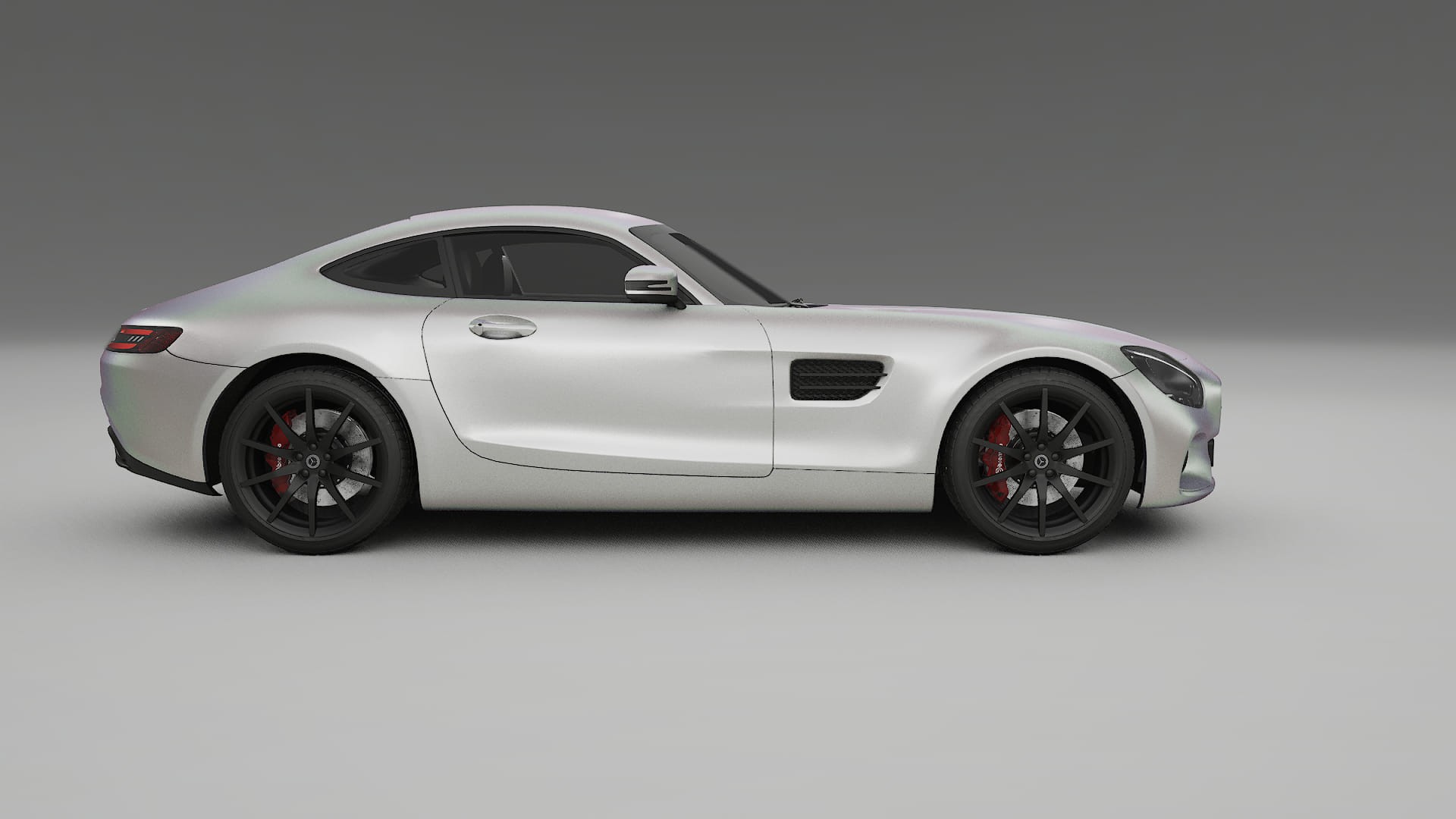 Mercedes AMG GT C190 Coupe TPU Lakbeschermingsfolie | NEBULA Kleurveranderende PPF – Volledig Voorgesneden Kit