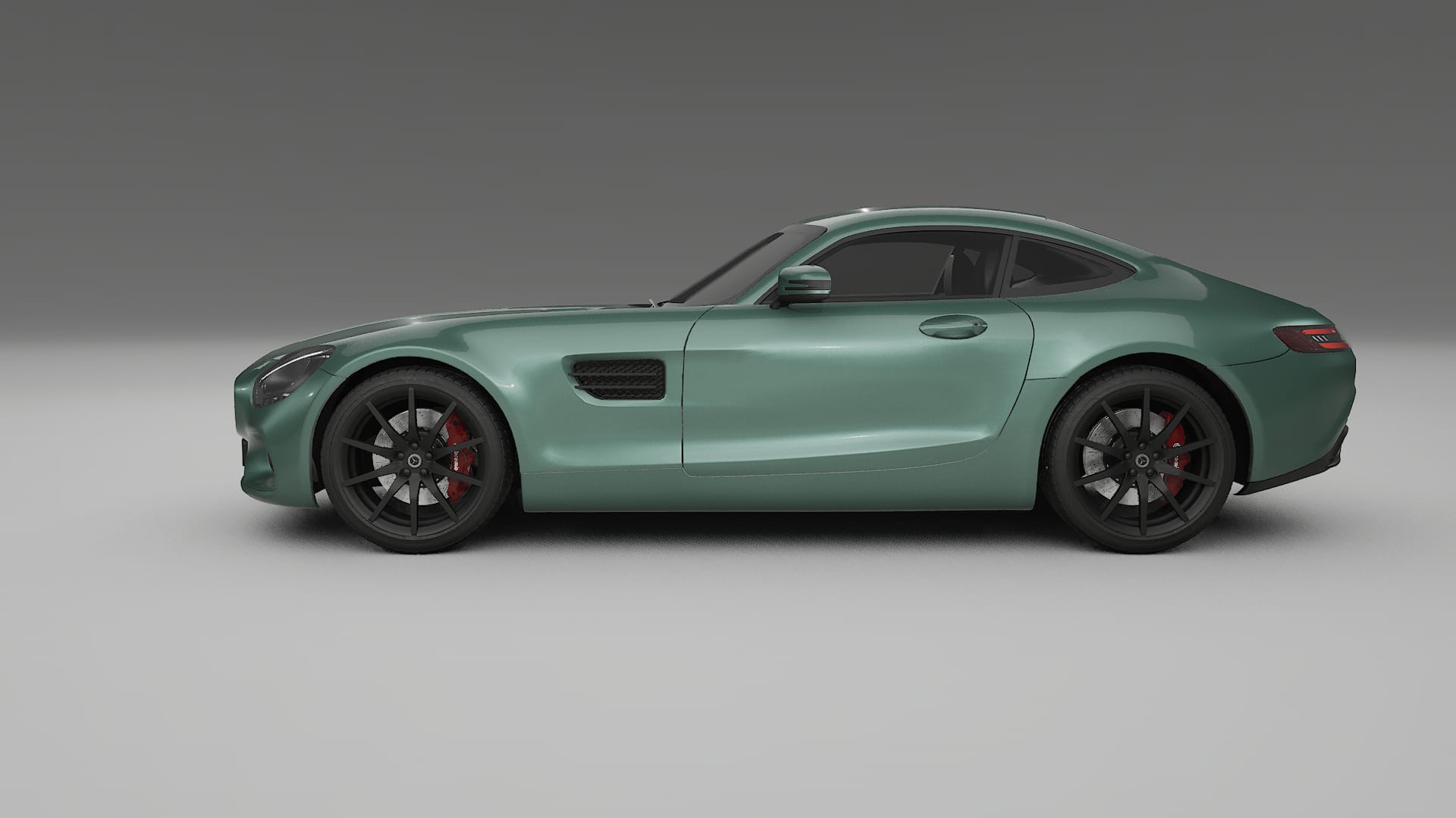 Mercedes AMG GT C190 Coupe TPU Lakbeschermingsfolie | EVERGREEN Kleurveranderende PPF – Volledig Voorgesneden Kit