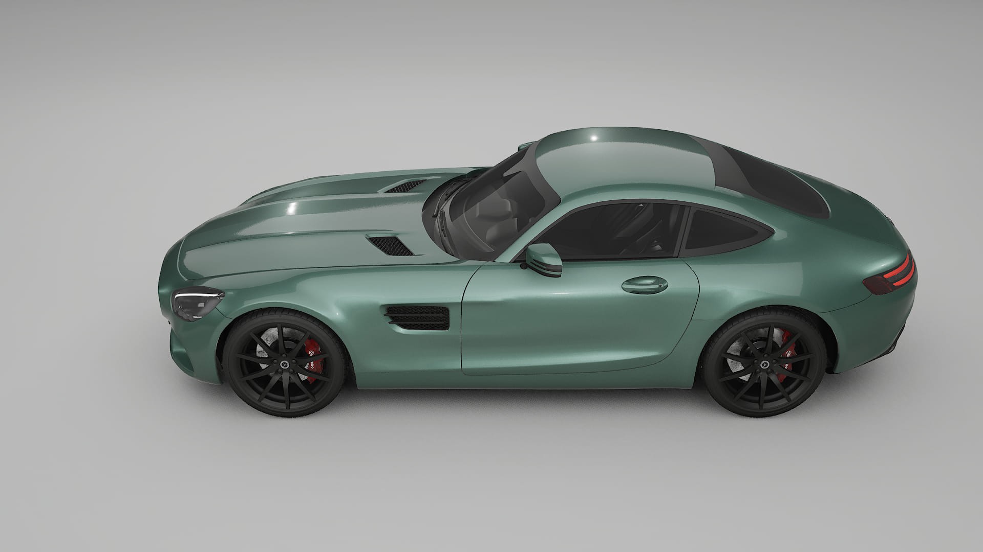 Mercedes AMG GT C190 Coupe TPU Lakbeschermingsfolie | EVERGREEN Kleurveranderende PPF – Volledig Voorgesneden Kit