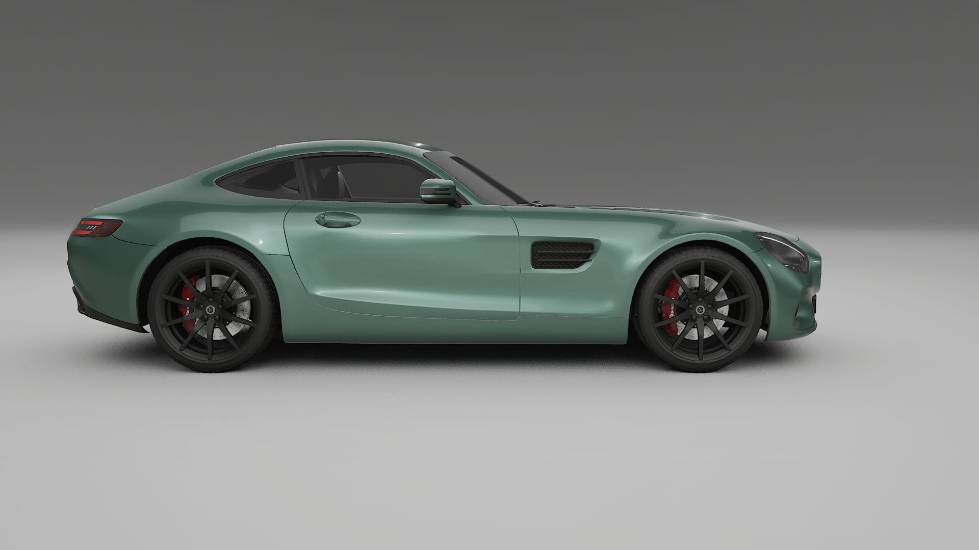 Mercedes AMG GT C190 Coupe TPU Lakbeschermingsfolie | EVERGREEN Kleurveranderende PPF – Volledig Voorgesneden Kit