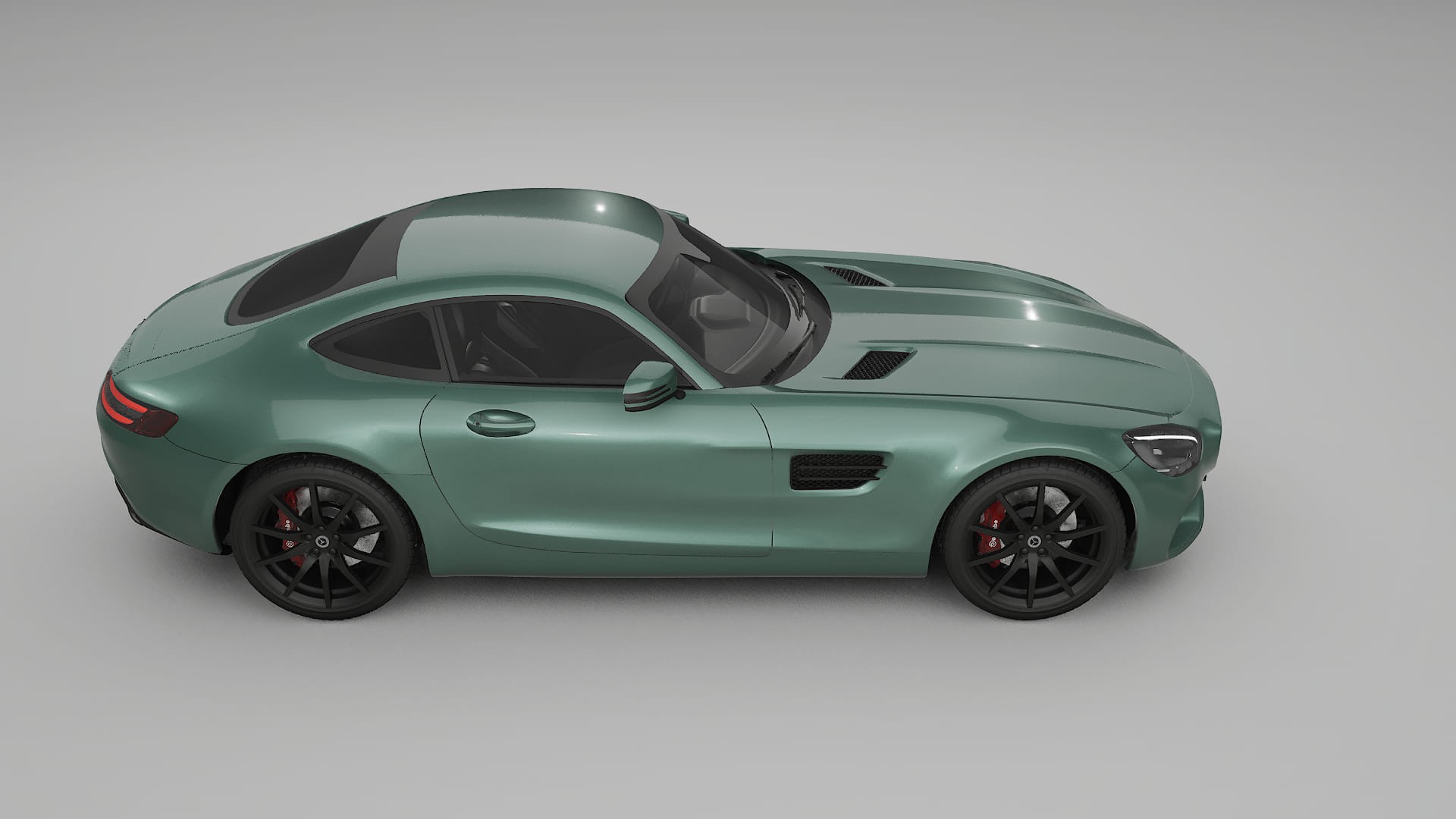 Mercedes AMG GT C190 Coupe TPU Lakbeschermingsfolie | EVERGREEN Kleurveranderende PPF – Volledig Voorgesneden Kit