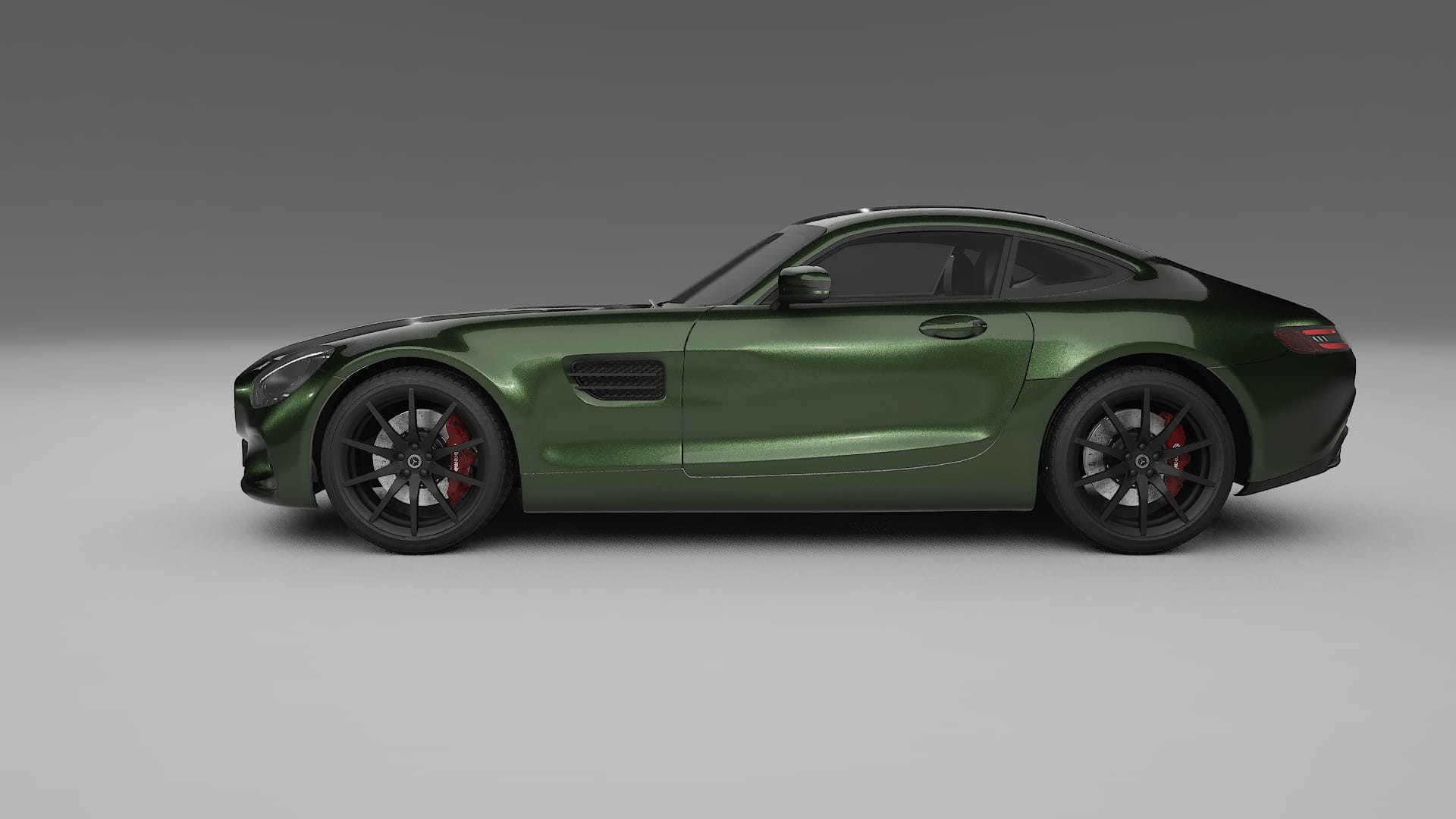 Mercedes AMG GT C190 Coupe TPU Lakbeschermingsfolie | LAGOON Kleurveranderende PPF – Volledig Voorgesneden Kit