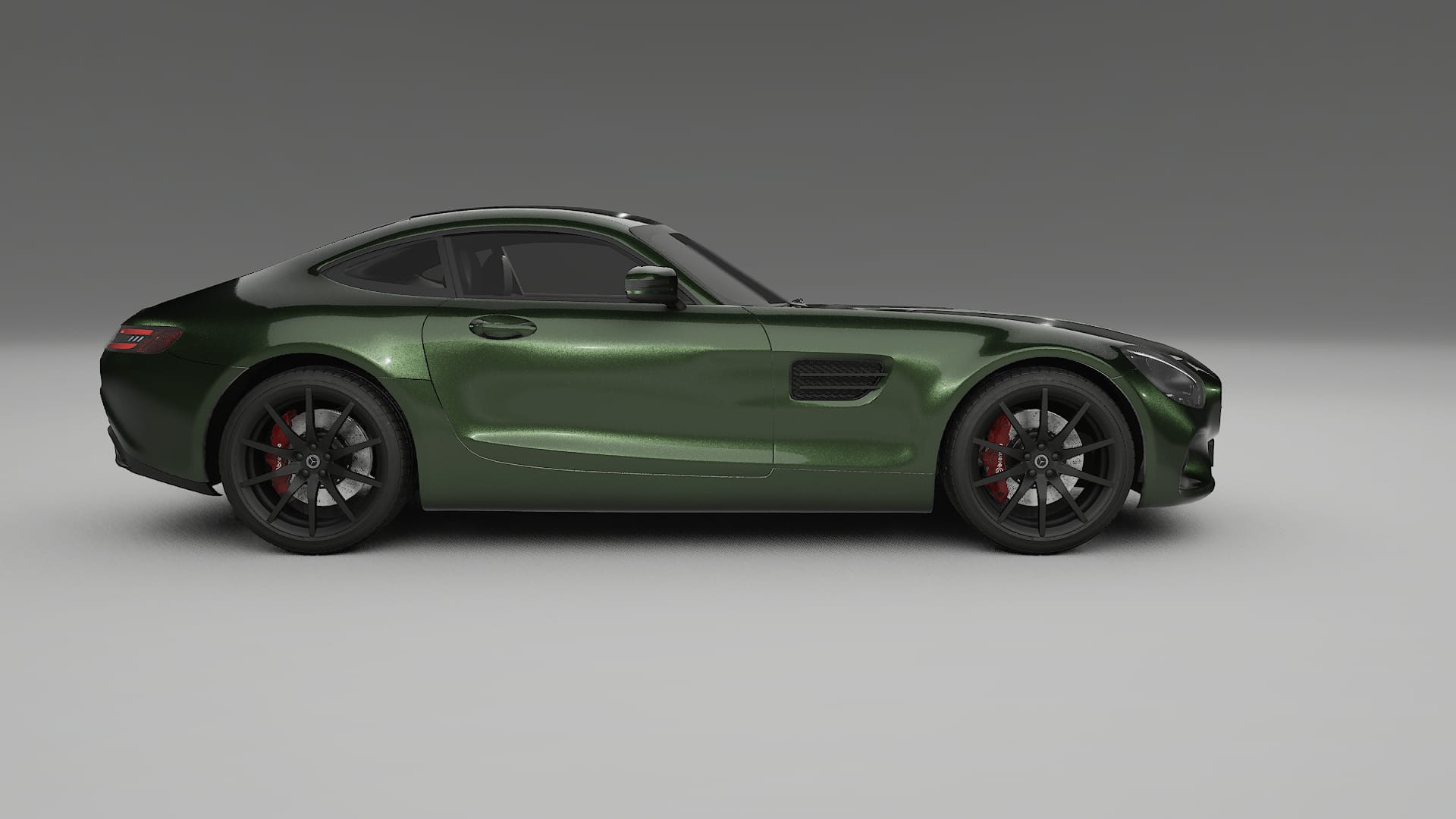 Mercedes AMG GT C190 Coupe TPU Lakbeschermingsfolie | LAGOON Kleurveranderende PPF – Volledig Voorgesneden Kit