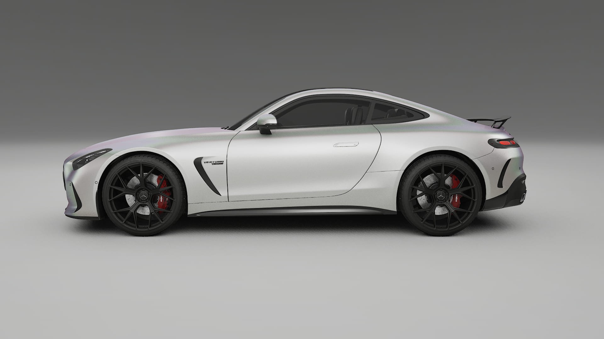 Mercedes AMG GT Coupe C192 TPU Lakbeschermingsfolie | NEBULA Kleurveranderende PPF – Volledig Voorgesneden Kit