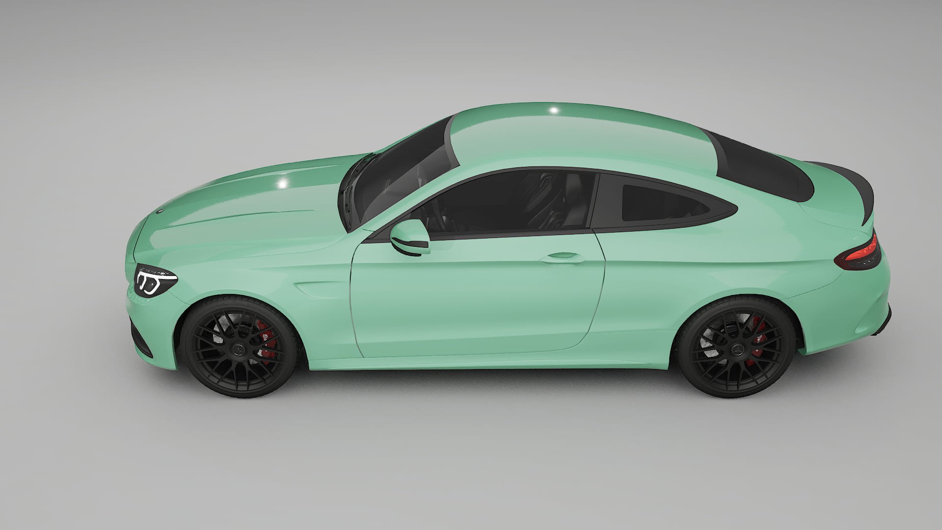 Mercedes C63 AMG W205 Coupe TPU Lakbeschermingsfolie | DUSTY Kleurveranderende PPF – Volledig Voorgesneden Kit