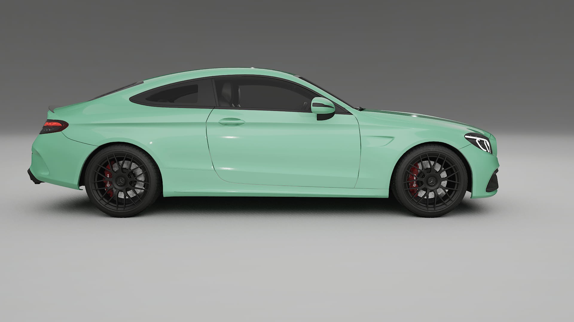 Mercedes C63 AMG W205 Coupe TPU Lakbeschermingsfolie | DUSTY Kleurveranderende PPF – Volledig Voorgesneden Kit