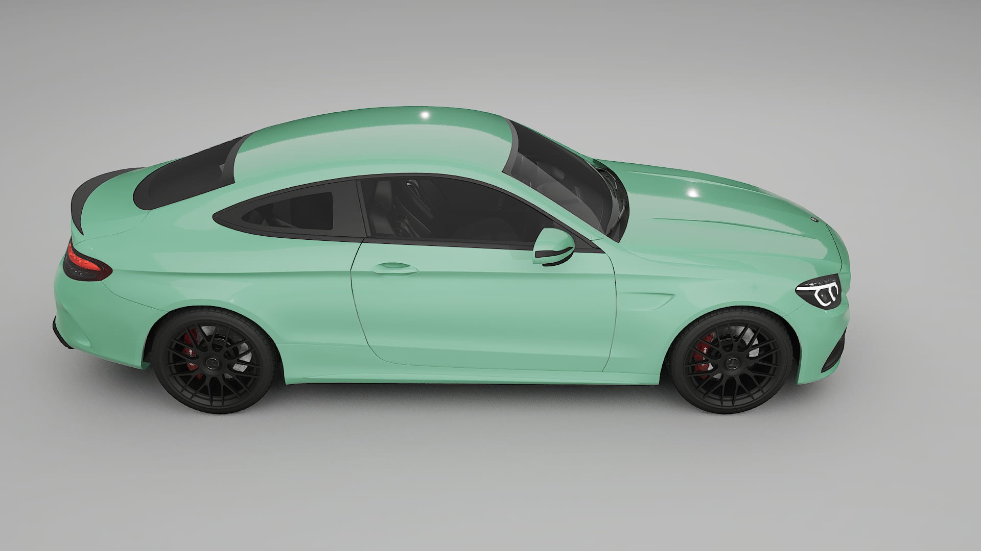 Mercedes C63 AMG W205 Coupe TPU Lakbeschermingsfolie | DUSTY Kleurveranderende PPF – Volledig Voorgesneden Kit