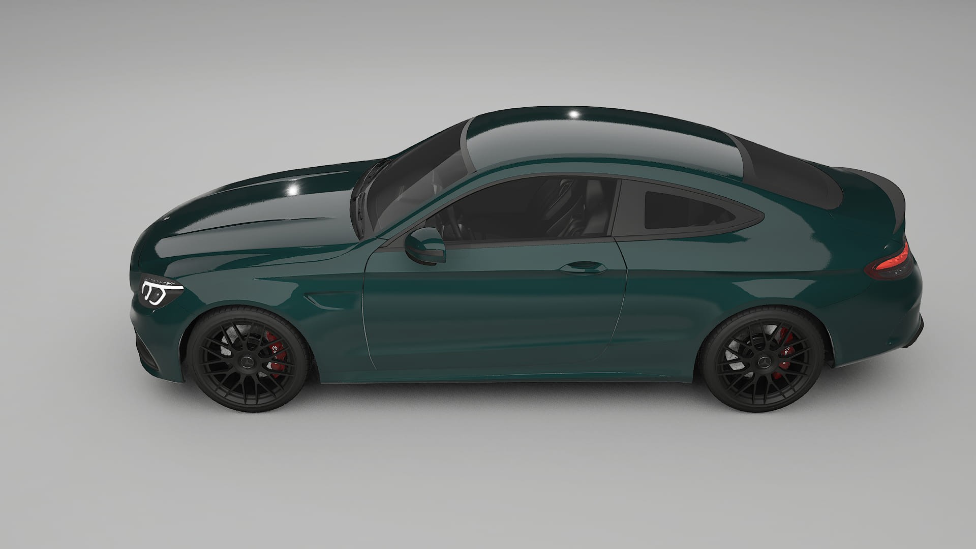 Mercedes C63 AMG W205 Coupe TPU Lakbeschermingsfolie | INFERNO Kleurveranderende PPF – Volledig Voorgesneden Kit