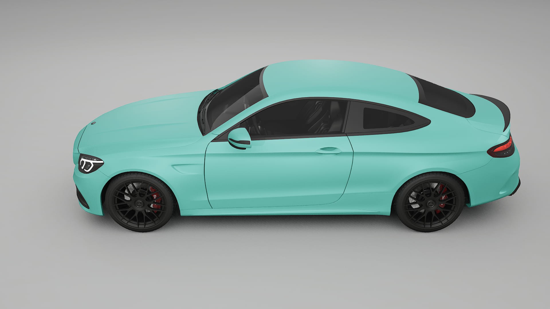 Mercedes C63 AMG W205 Coupe TPU Lakbeschermingsfolie | FROST Kleurveranderende PPF – Volledig Voorgesneden Kit
