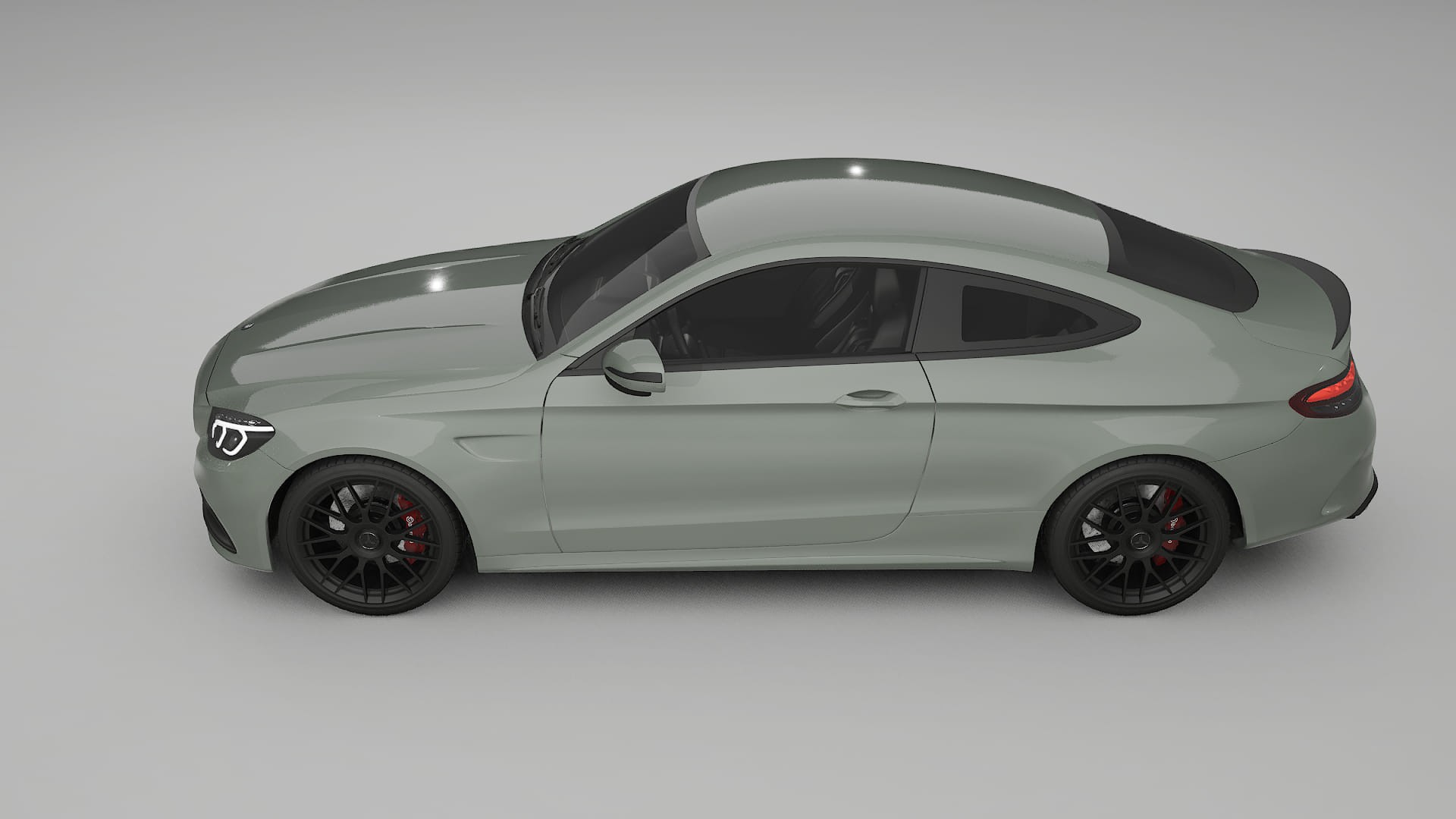 Mercedes C63 AMG W205 Coupe TPU Lakbeschermingsfolie | SLATE Kleurveranderende PPF – Volledig Voorgesneden Kit