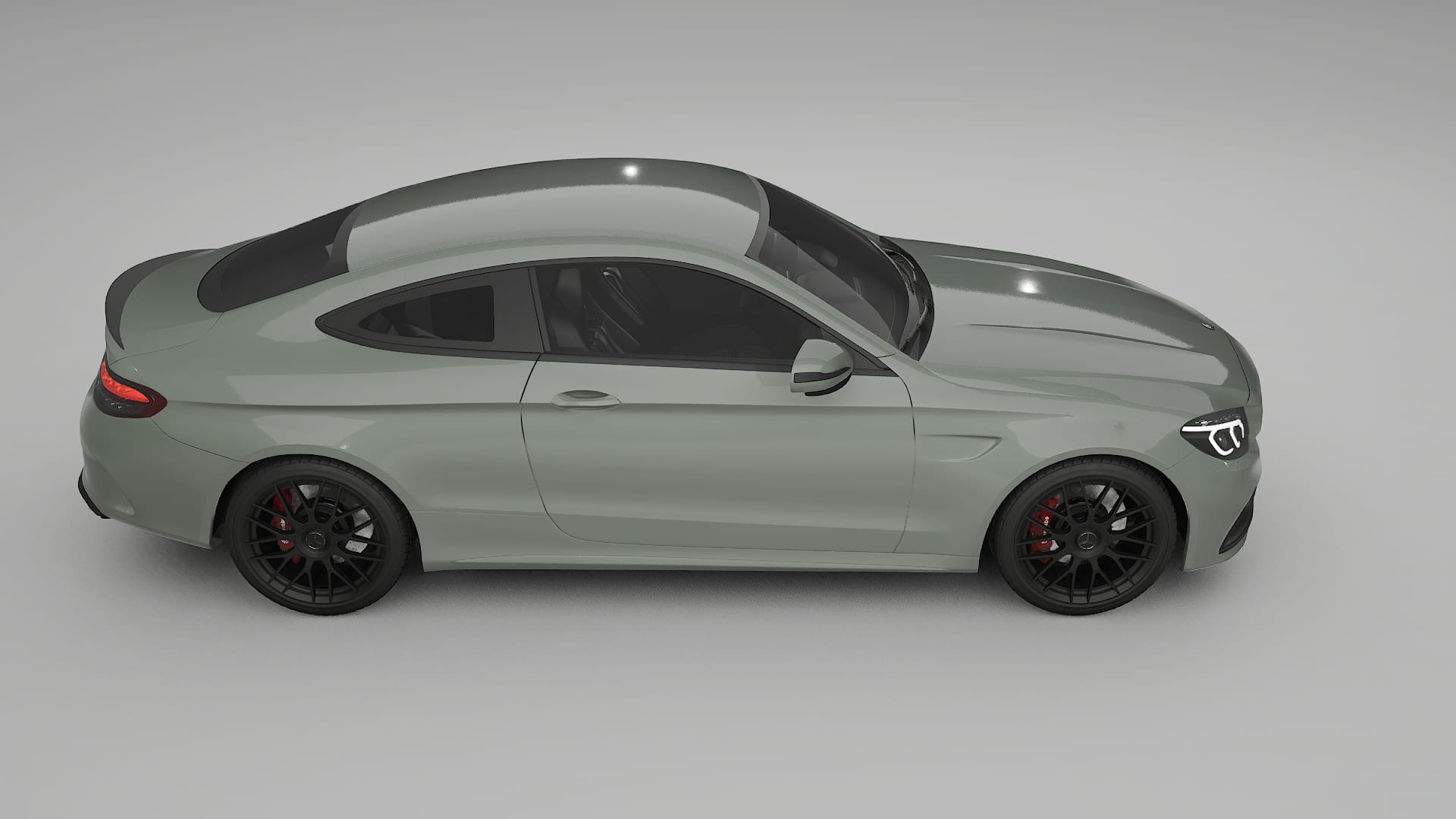 Mercedes C63 AMG W205 Coupe TPU Lakbeschermingsfolie | SLATE Kleurveranderende PPF – Volledig Voorgesneden Kit