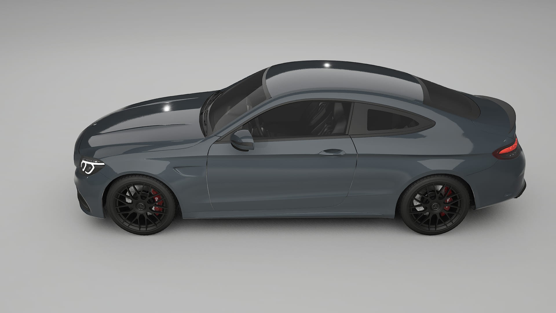 Mercedes C63 AMG W205 Coupe TPU Lakbeschermingsfolie | GRANITE Kleurveranderende PPF – Volledig Voorgesneden Kit