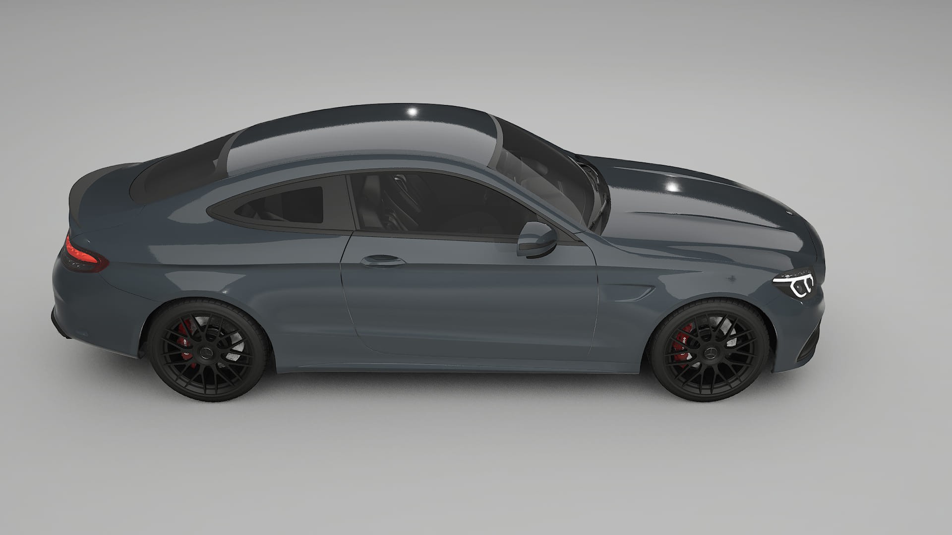 Mercedes C63 AMG W205 Coupe TPU Lakbeschermingsfolie | GRANITE Kleurveranderende PPF – Volledig Voorgesneden Kit