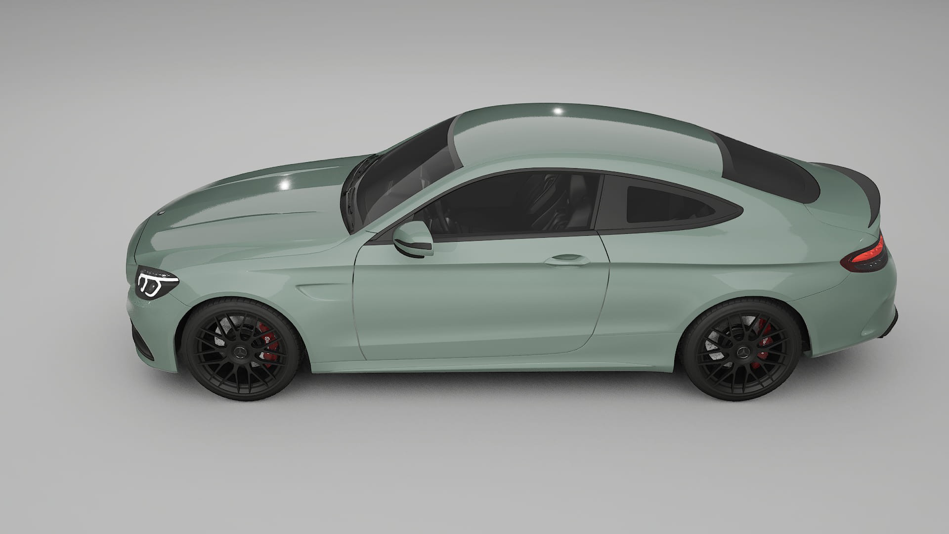 Mercedes C63 AMG W205 Coupe TPU Lakbeschermingsfolie | CINDER Kleurveranderende PPF – Volledig Voorgesneden Kit