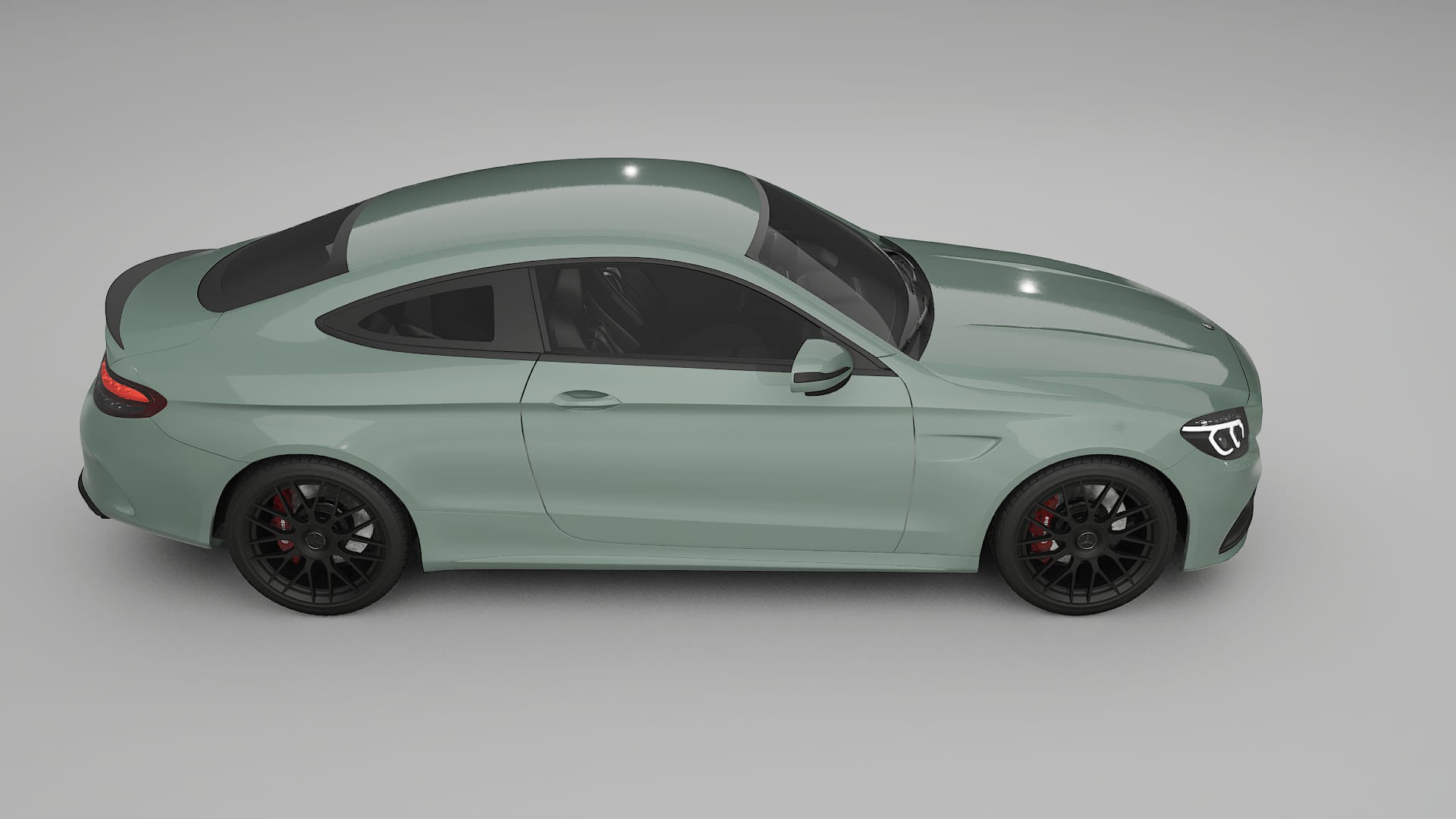 Mercedes C63 AMG W205 Coupe TPU Lakbeschermingsfolie | CINDER Kleurveranderende PPF – Volledig Voorgesneden Kit