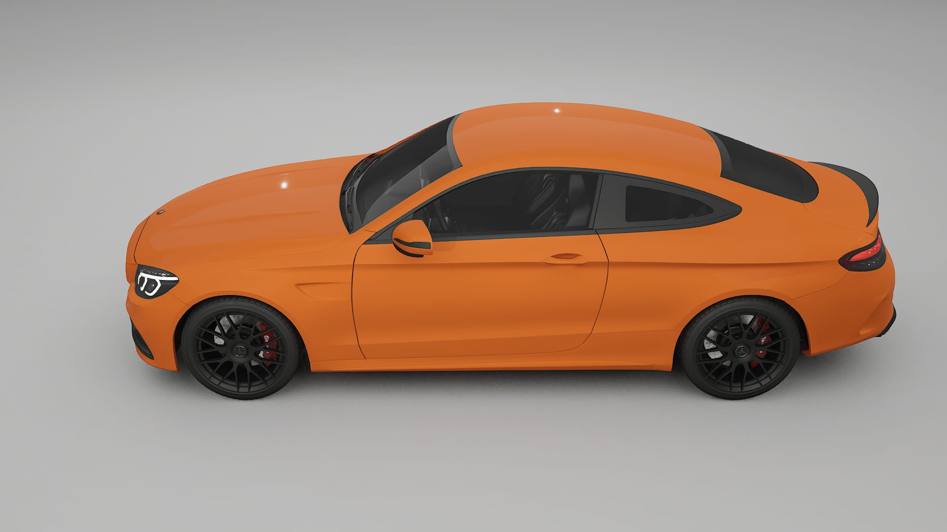 Mercedes C63 AMG W205 Coupe TPU Lakbeschermingsfolie | ROCKET Kleurveranderende PPF – Volledig Voorgesneden Kit