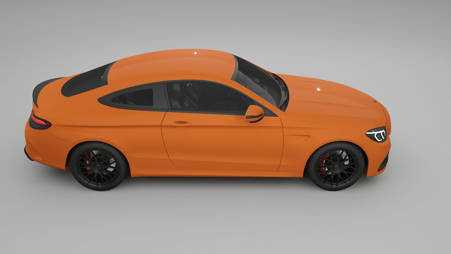 Mercedes C63 AMG W205 Coupe TPU Lakbeschermingsfolie | ROCKET Kleurveranderende PPF – Volledig Voorgesneden Kit